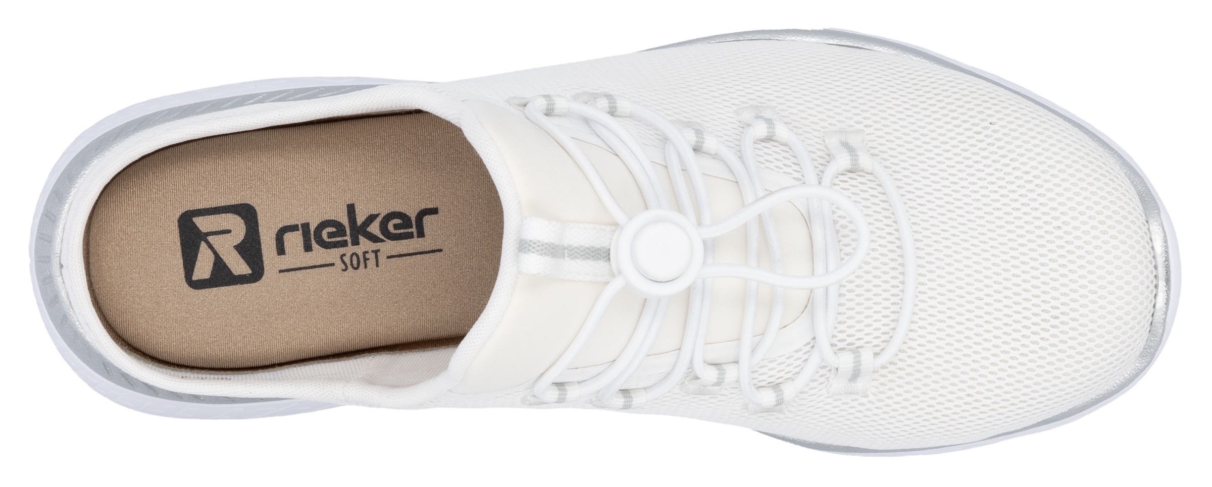 Rieker Clog, Schlupfschuh, Sommerschuh, Hausschuh mit MemoSoft-Ausstattung