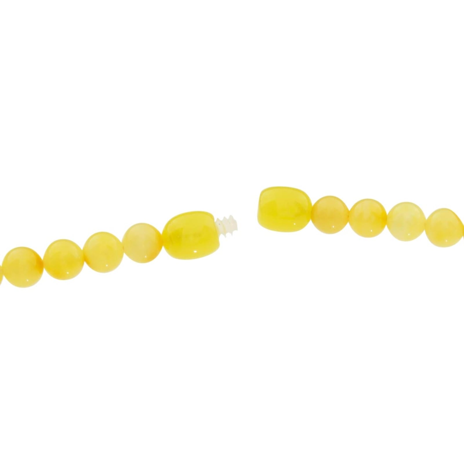 OSTSEE-SCHMUCK Kette ohne Anhänger »- Kugel 6 mm - Bernstein -,«