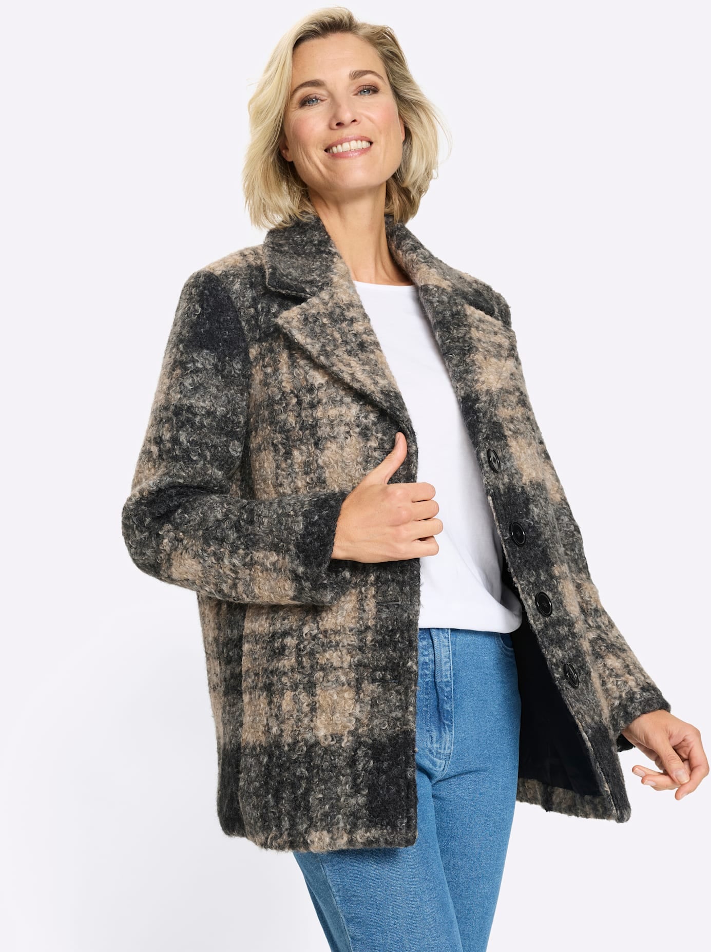 Classic Basics Langjacke ohne Kapuze