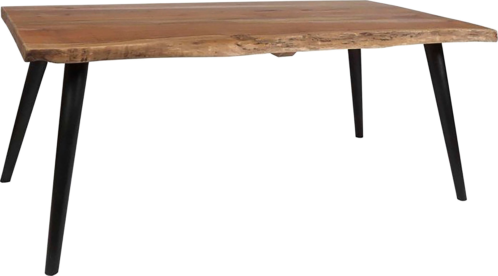 byLIVING Couchtisch »Caddy«, Tischplatte mit Baumkante, Breite 110 oder 60 cm