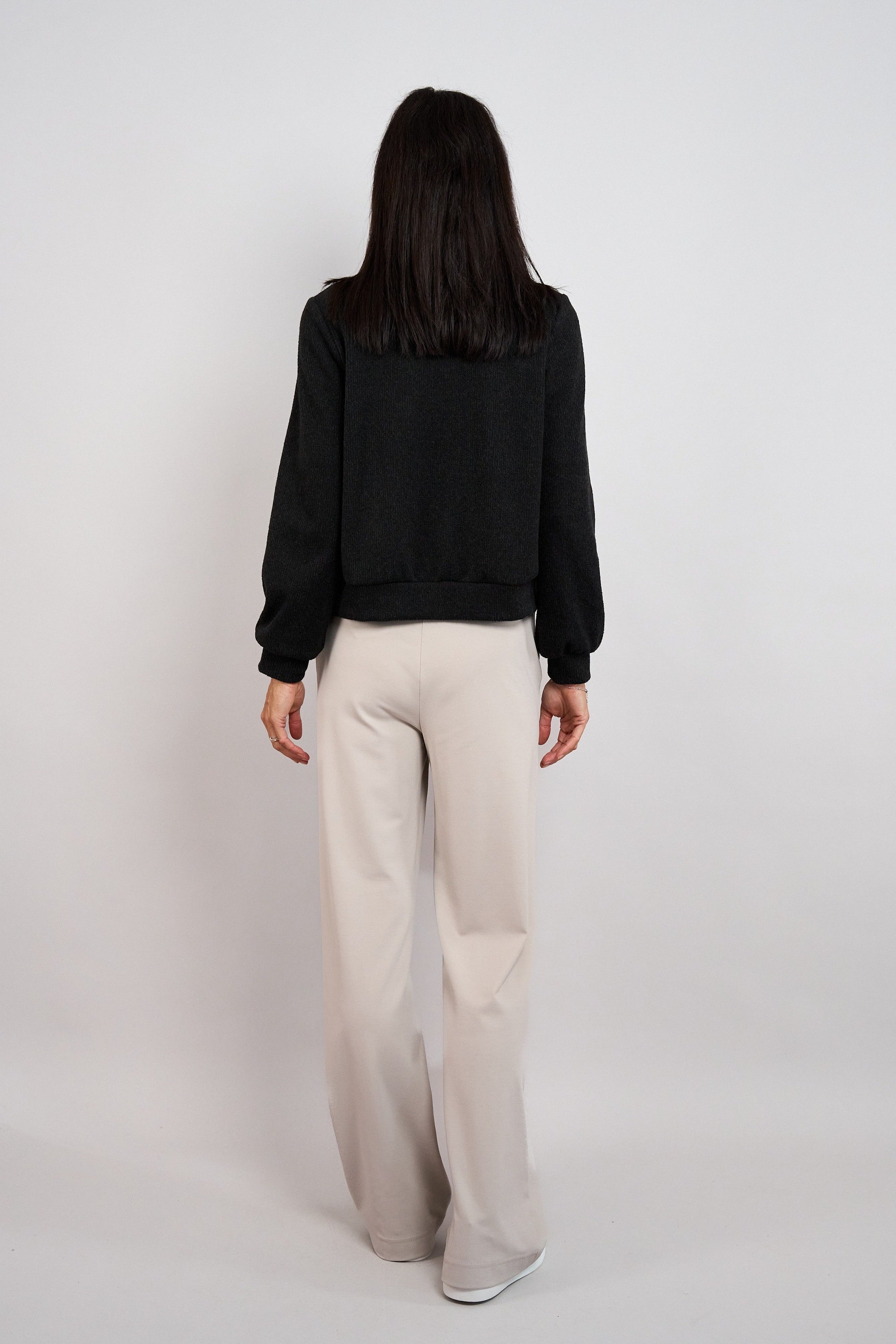 Seidel Moden Cardigan meliert / Rundhals / MADE IN GERMANY