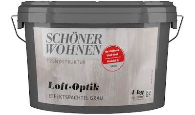SCHÖNER WOHNEN-Kollektion Spachtelmasse »Loft-Optik Effektspachtel grau«, 4 kg kaufen