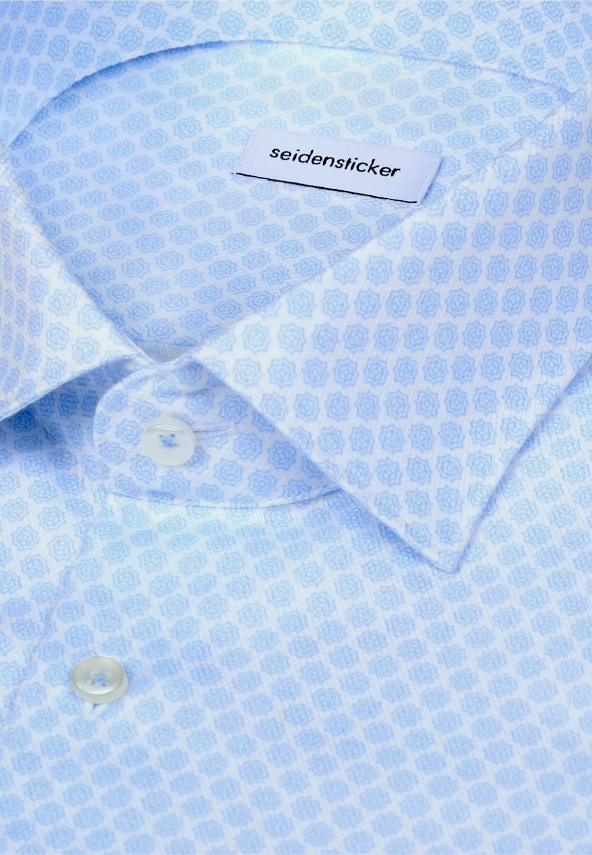 seidensticker Businesshemd »Schwarze Rose« Regular 1/1 Extra lang Kentkragen Druck