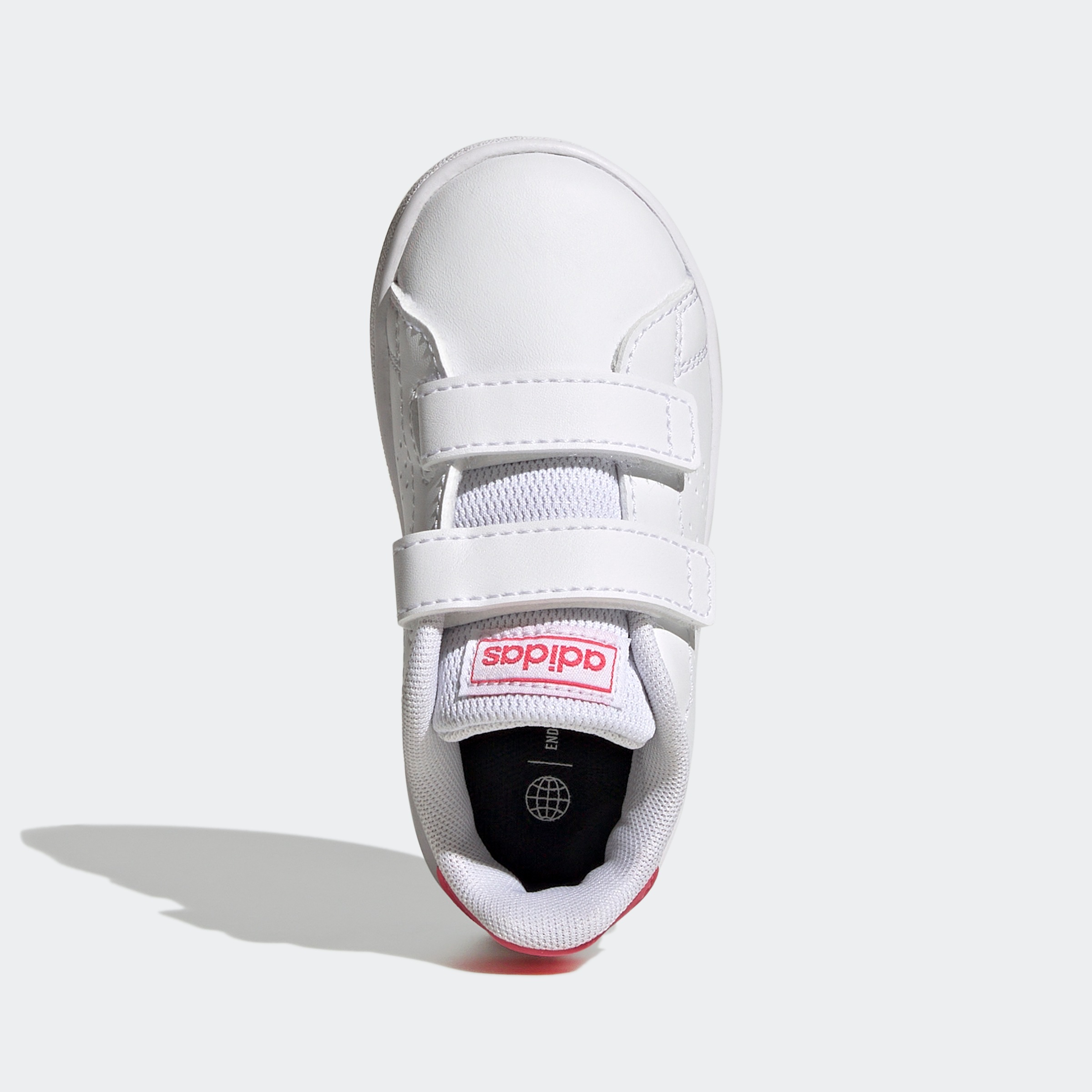 adidas Sportswear Sneaker »ADVANTAGE LIFESTYLE COURT TWO HOOK-AND-LOOP«  Design auf den Spuren des adidas Stan Smith, für Kinder