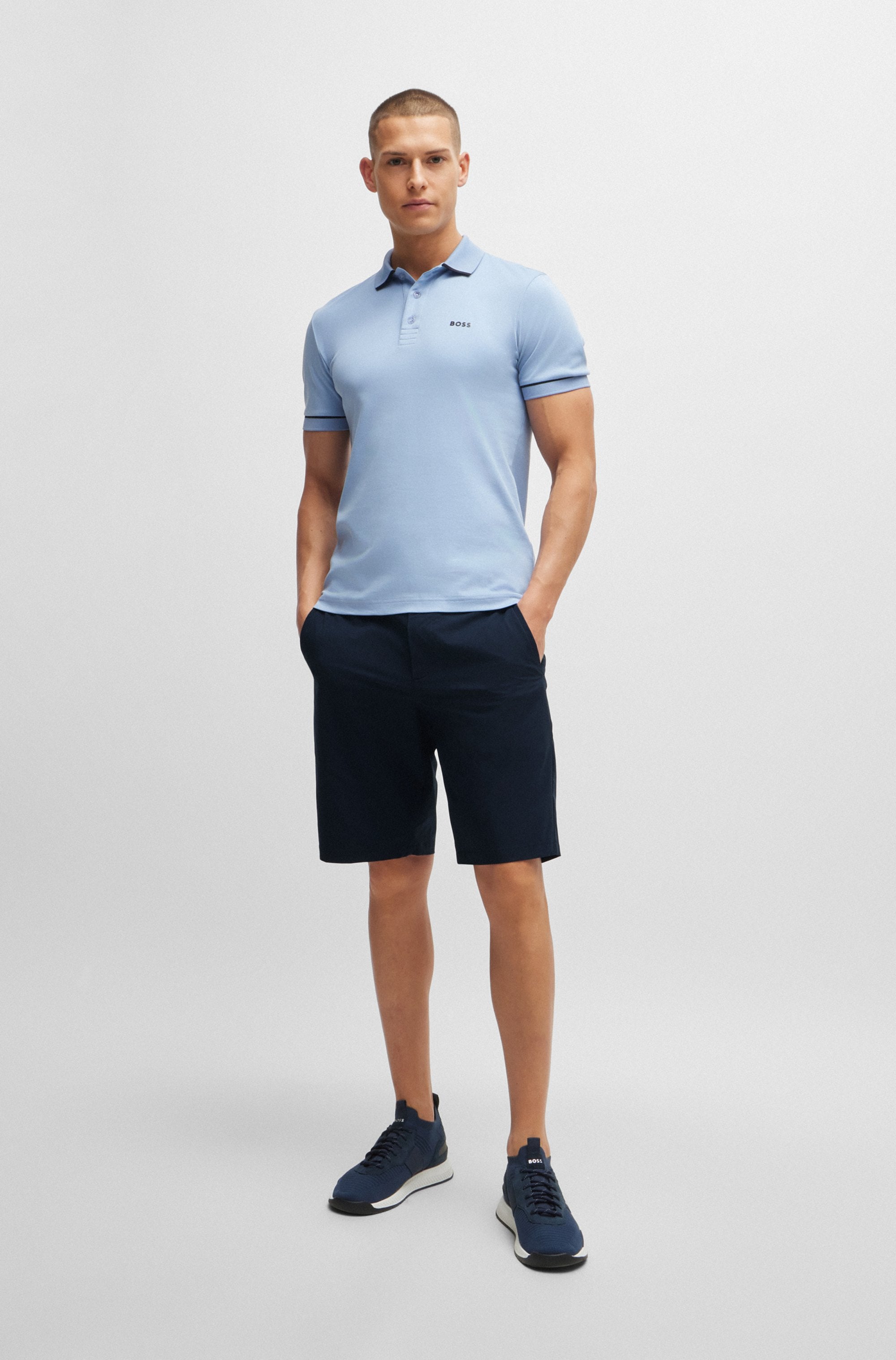 BOSS GREEN Shorts »S Speedflex«, in klassischer Form