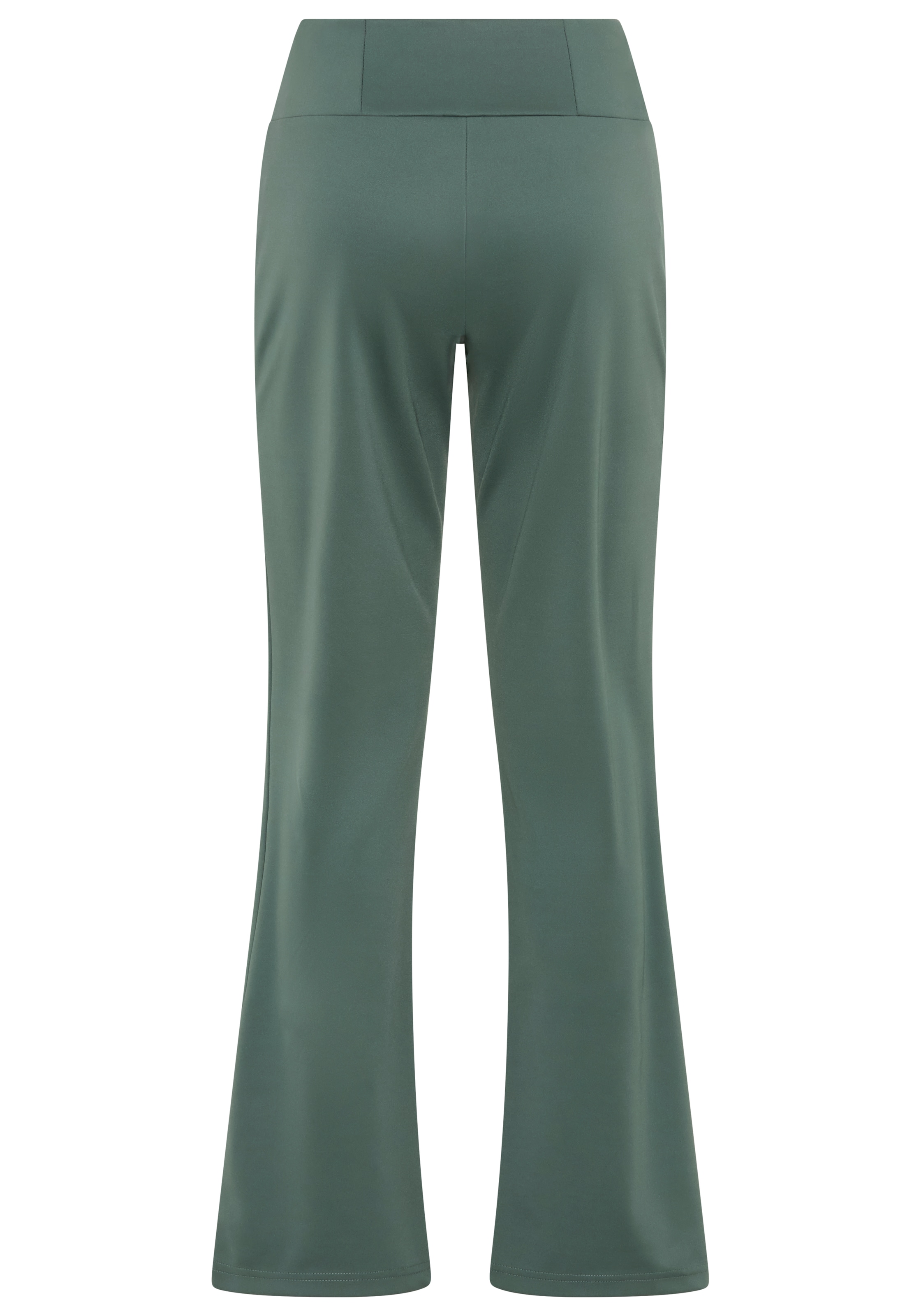 Laura Scott Jerseyhose »BOOTCUT«  aus Polyester und Elasthan, unifarbene Optik