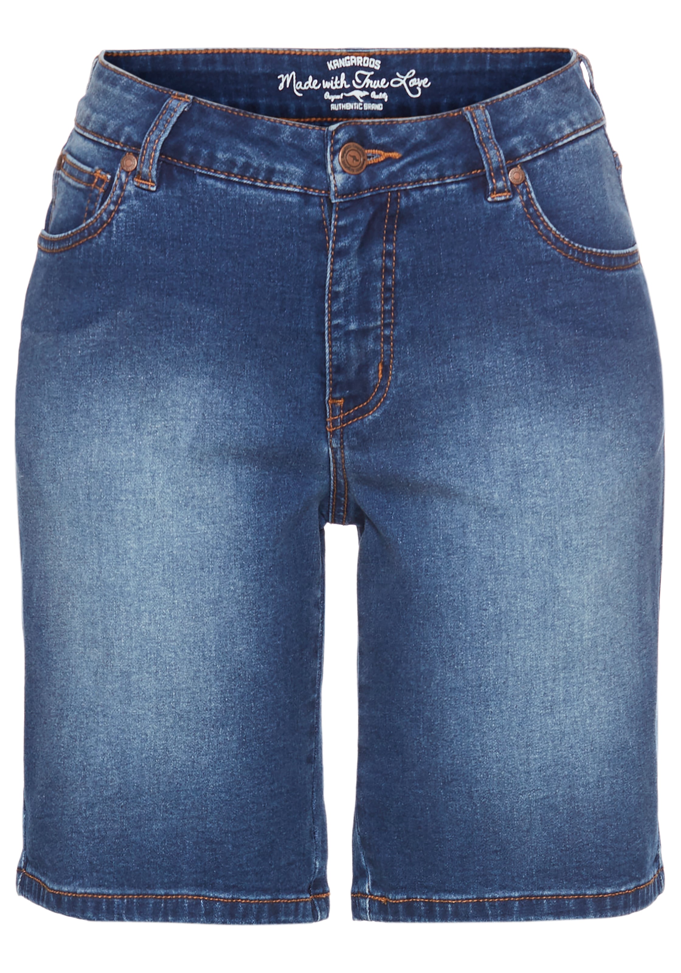 KangaROOS Jeansbermudas, High Waist