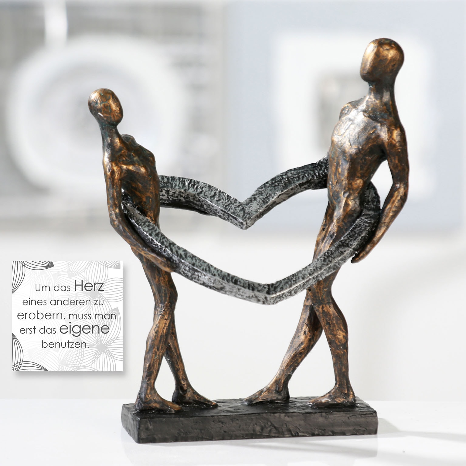 by bei Connected«, cm, Gilde Höhe »Skulptur 31 St.), Dekoobjekt, Wohnzimmer Spruchanhänger, (1 online OTTO Dekofigur Casablanca kaufen mit