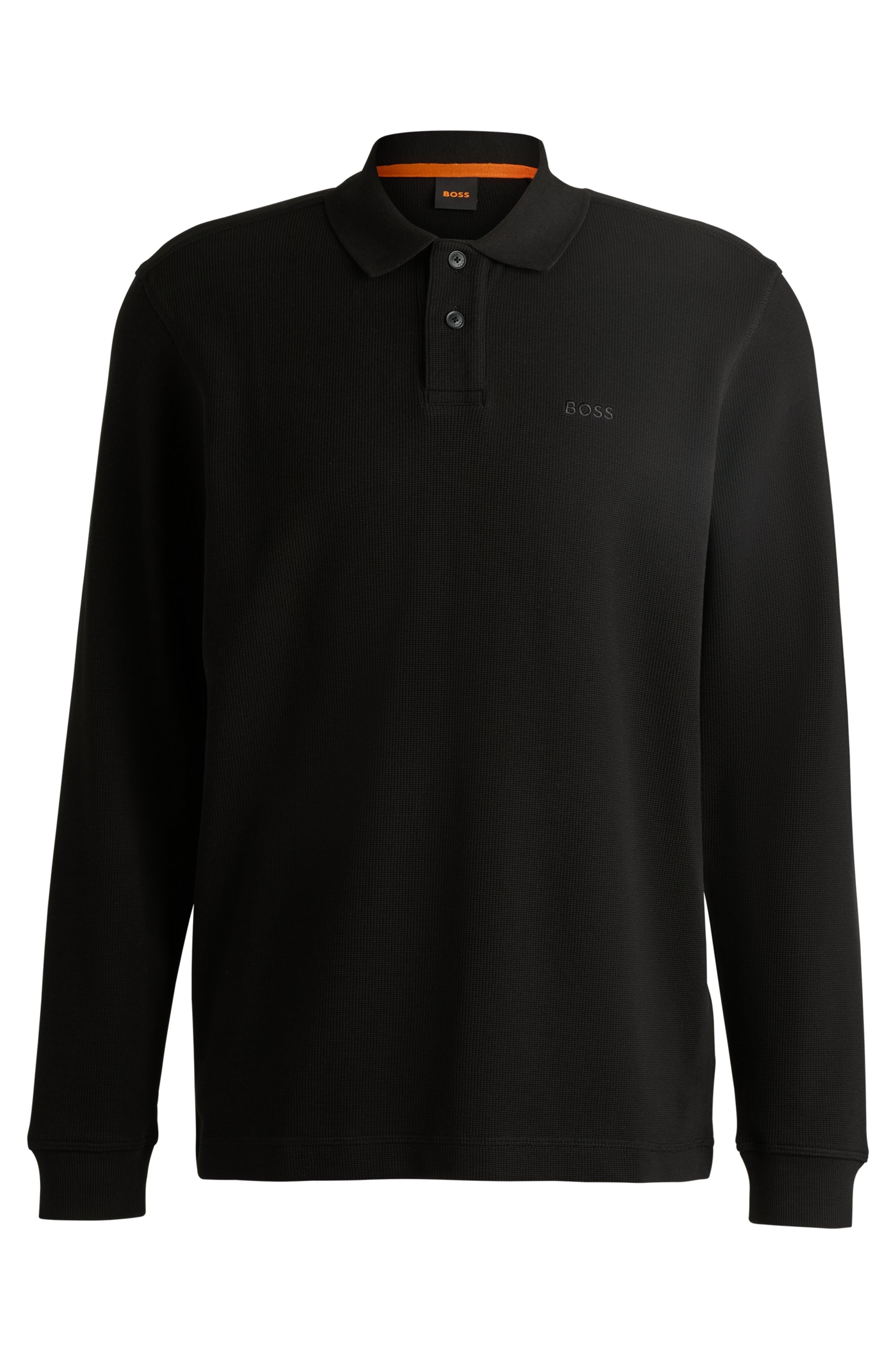 BOSS ORANGE Poloshirt »Petempestolong«, mit Knopfleiste