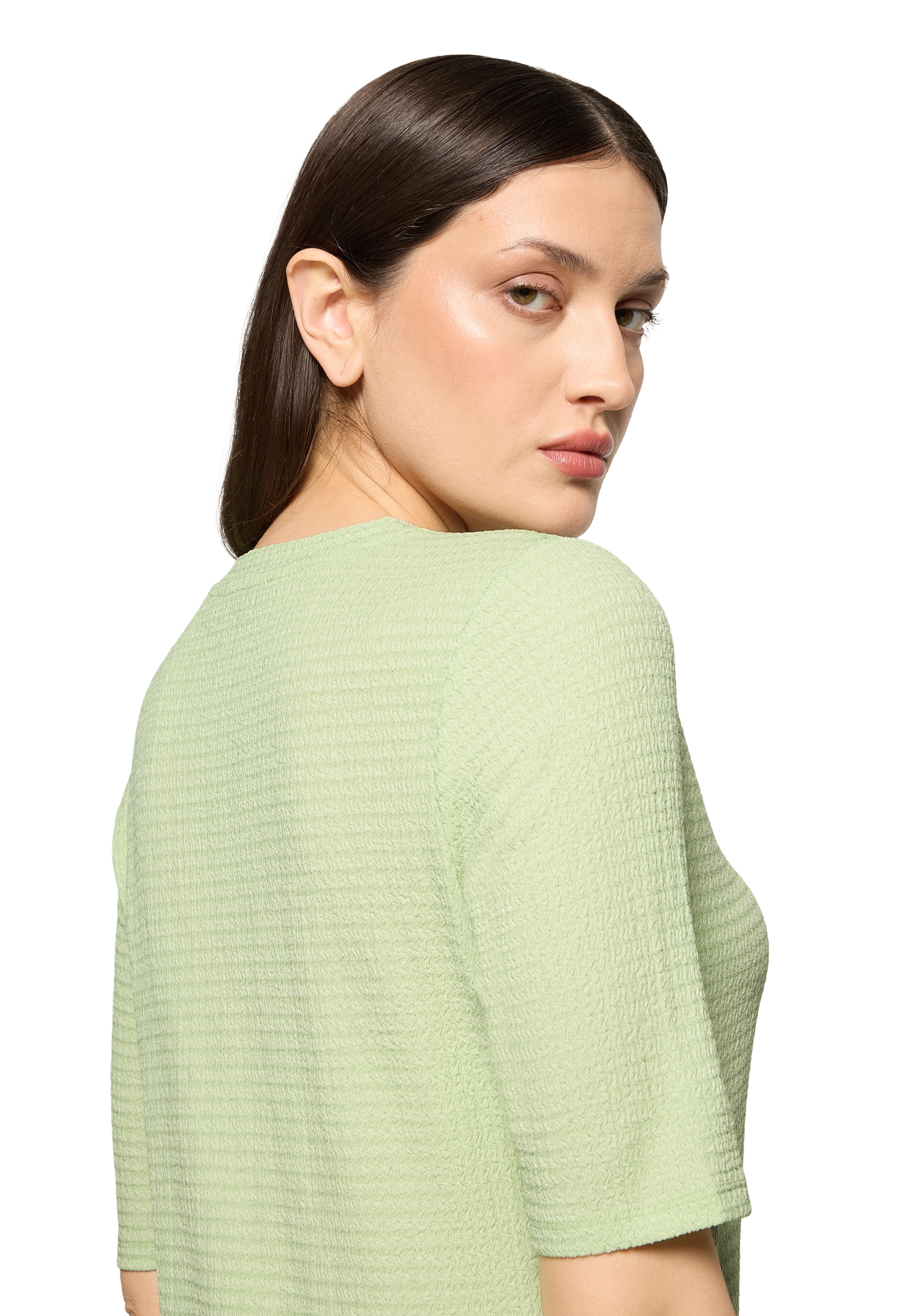 Betty Barclay Rundhalsshirt »Strukturshirt mit Rundhalsausschnitt«