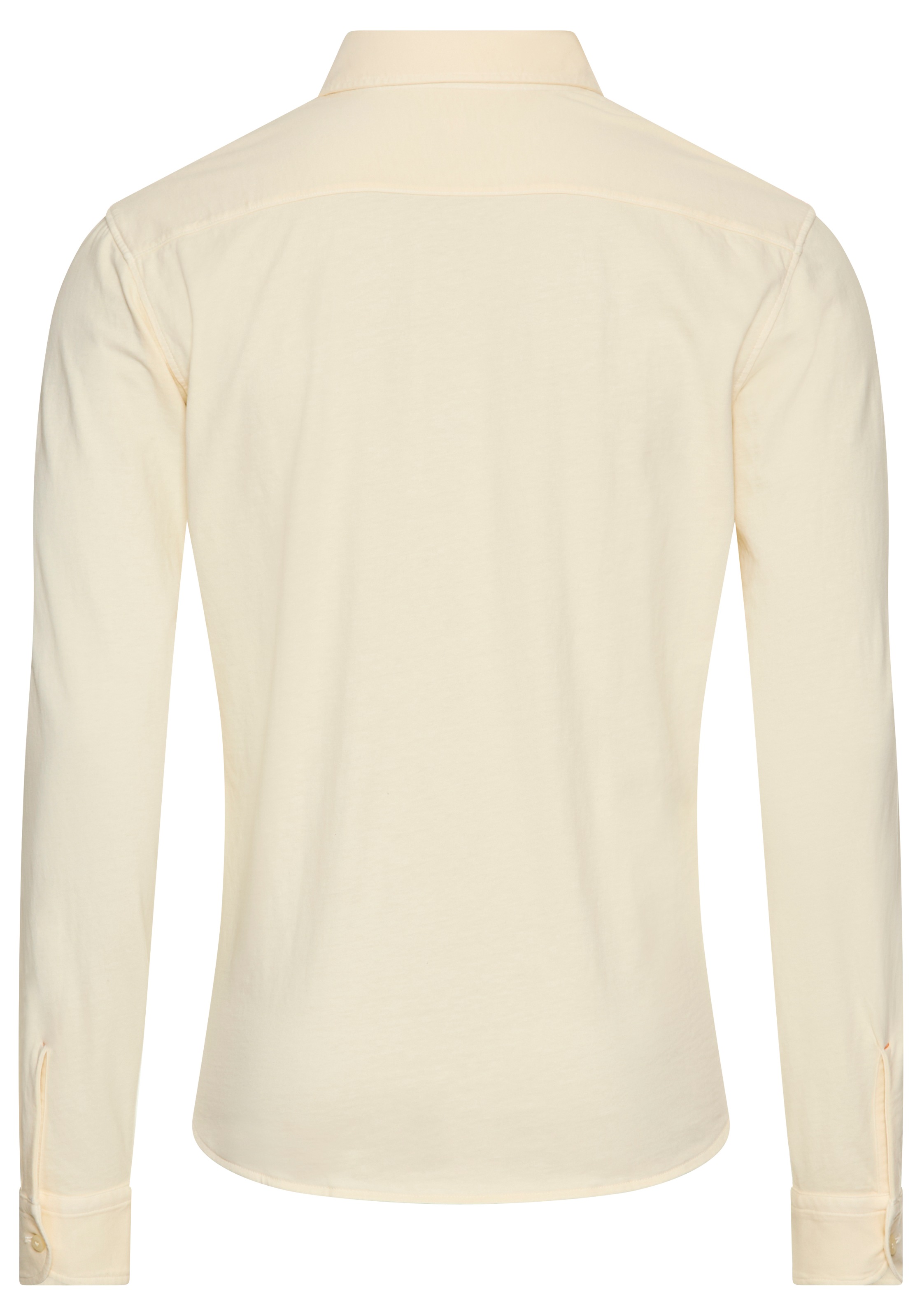 BOSS ORANGE Langarmhemd »Myjersey«, mit Logo-Stickerei