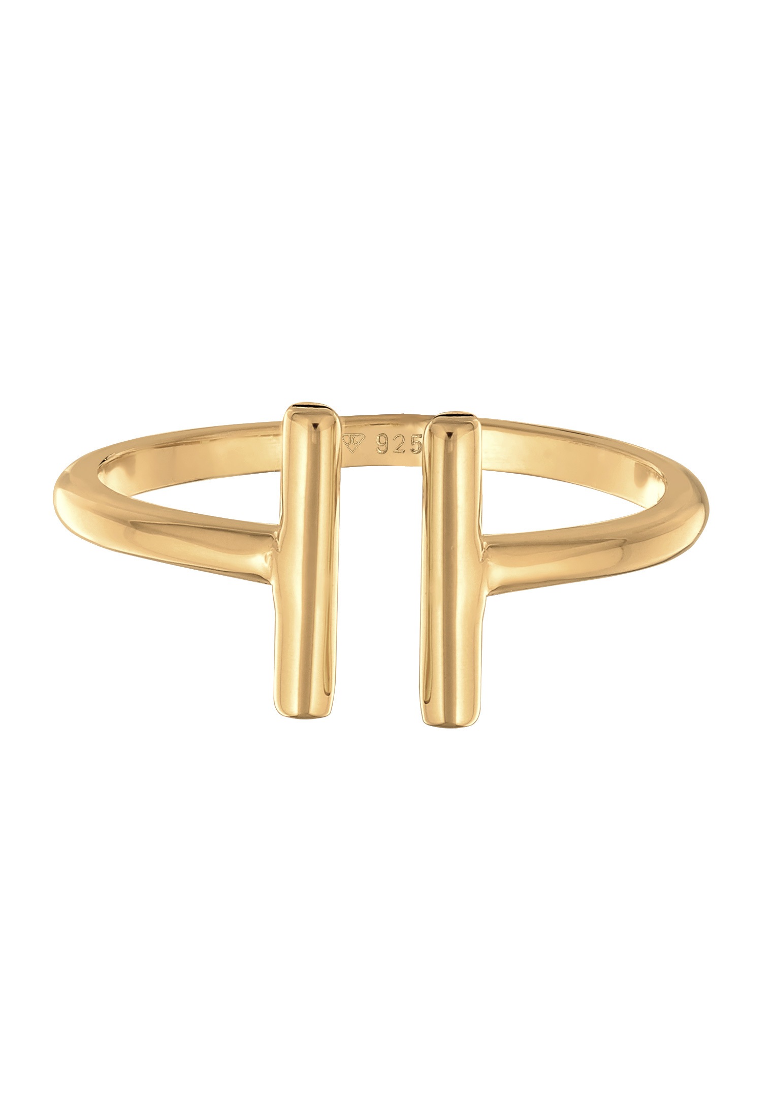 Elli Silberring »Ring Geo Stab Trend Offen 925 Silber«