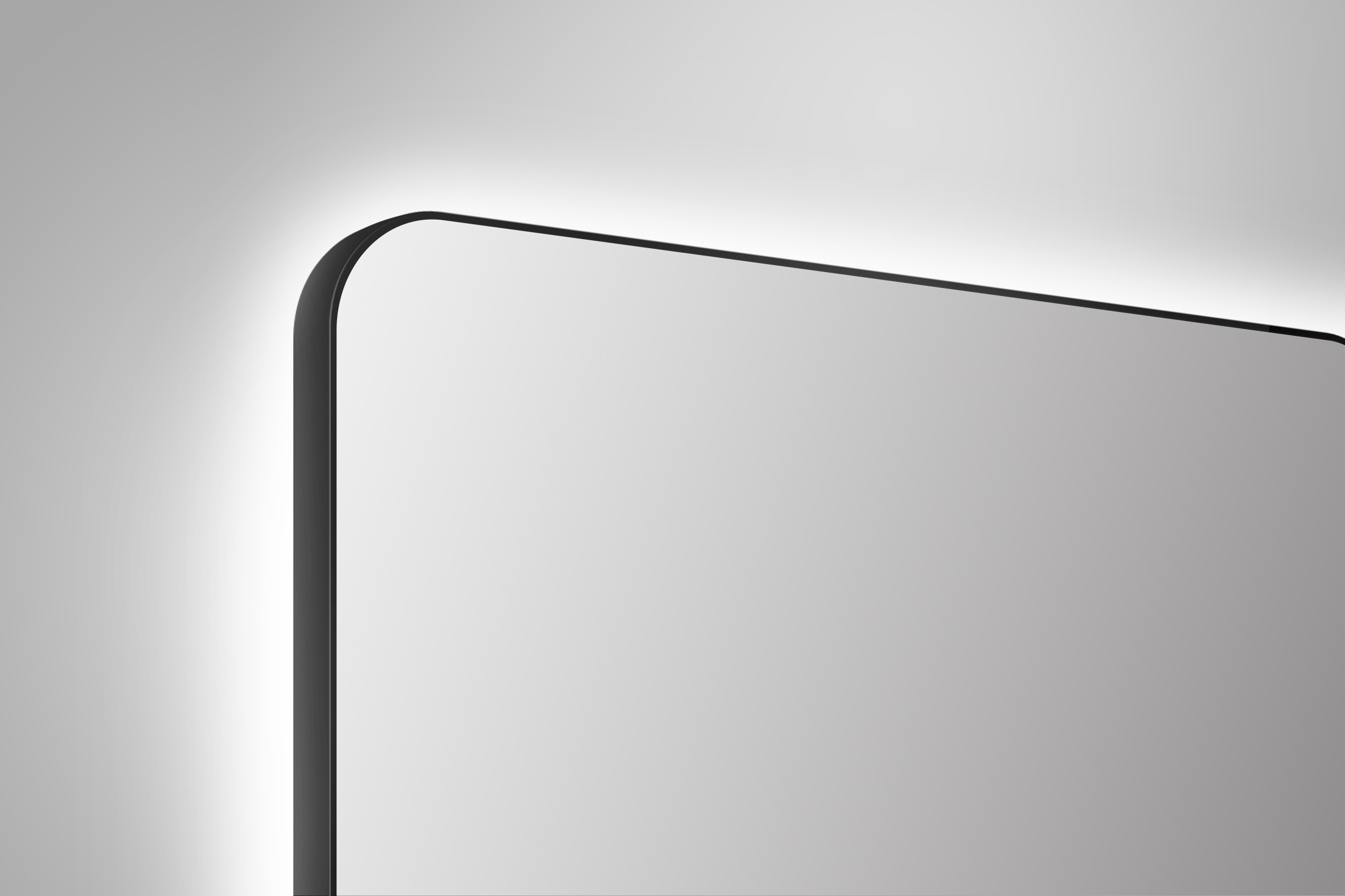 Talos Spiegel »TALOS ALVITO«, Hand Wave Sensor, in matt schwarz, 70x43 cm