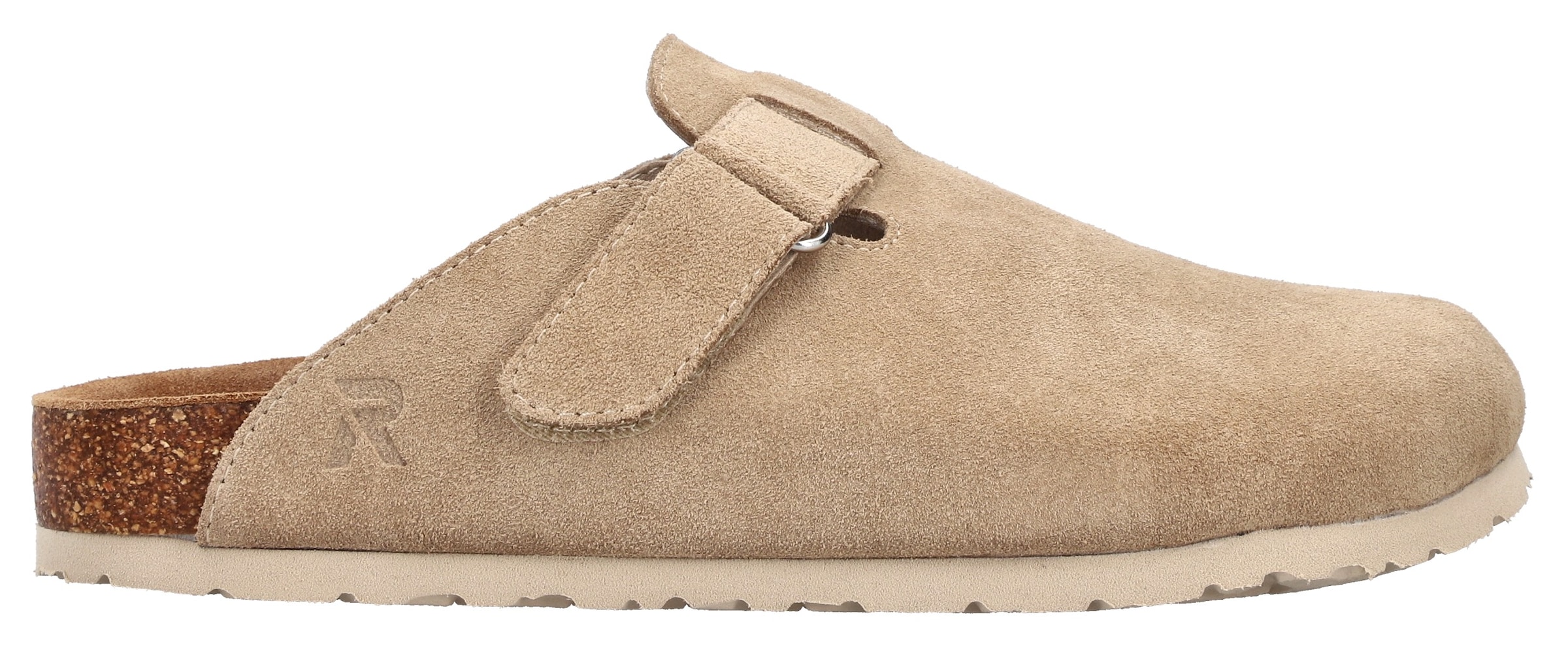Rieker Clog  Pantolette, Hausschuh, Sommerschuh mit Klettriemchen