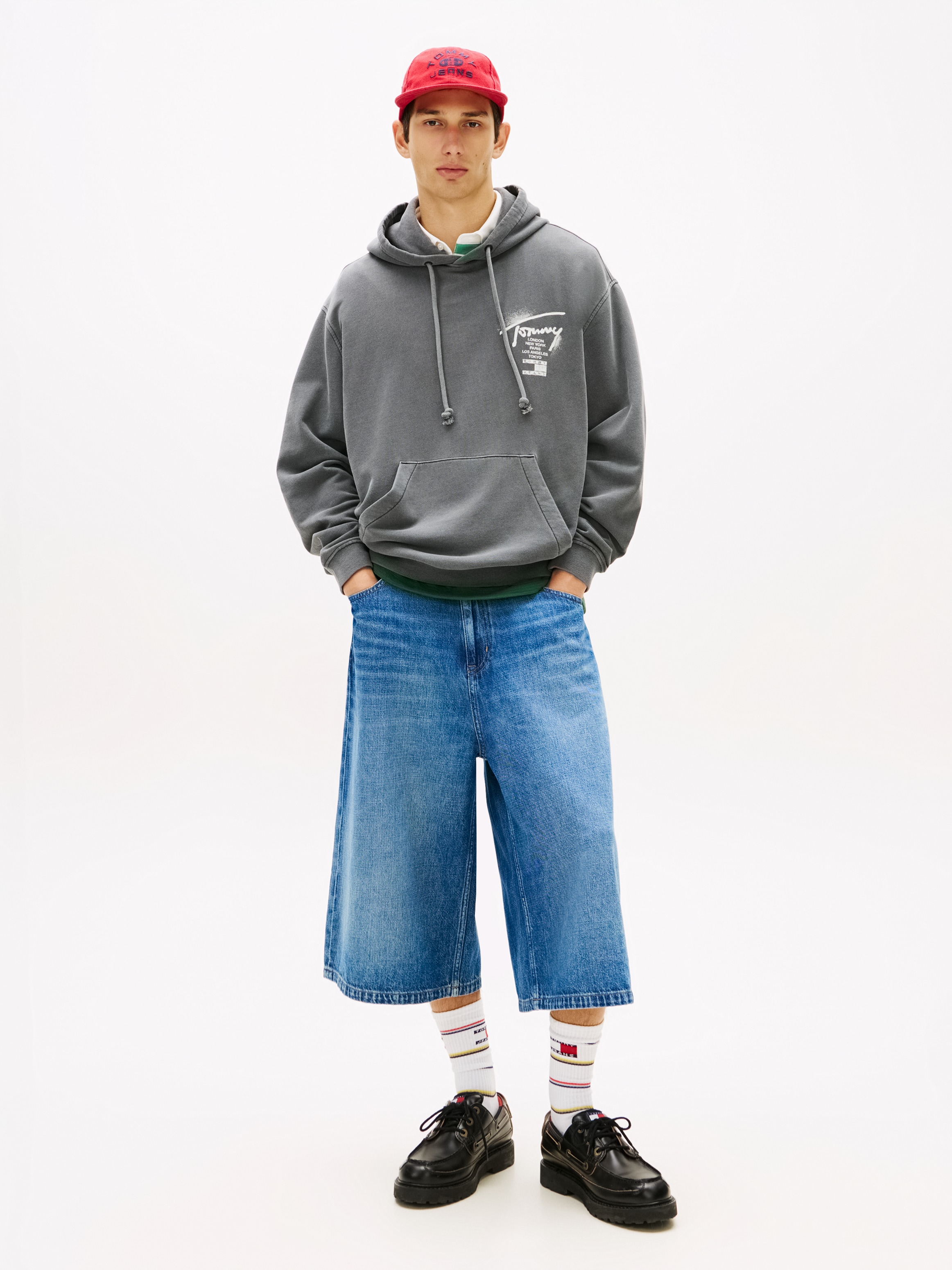 Tommy Jeans Kapuzensweatshirt »TJM RELAXED NEON SIGN«, Relaxed fit mit Kapuze
