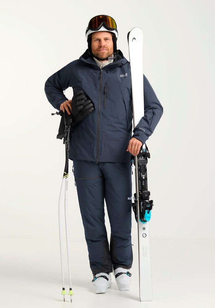 Jack Wolfskin Skijacke »FLOWLINE PRO 2L INS JKT M«, mit Kapuze
