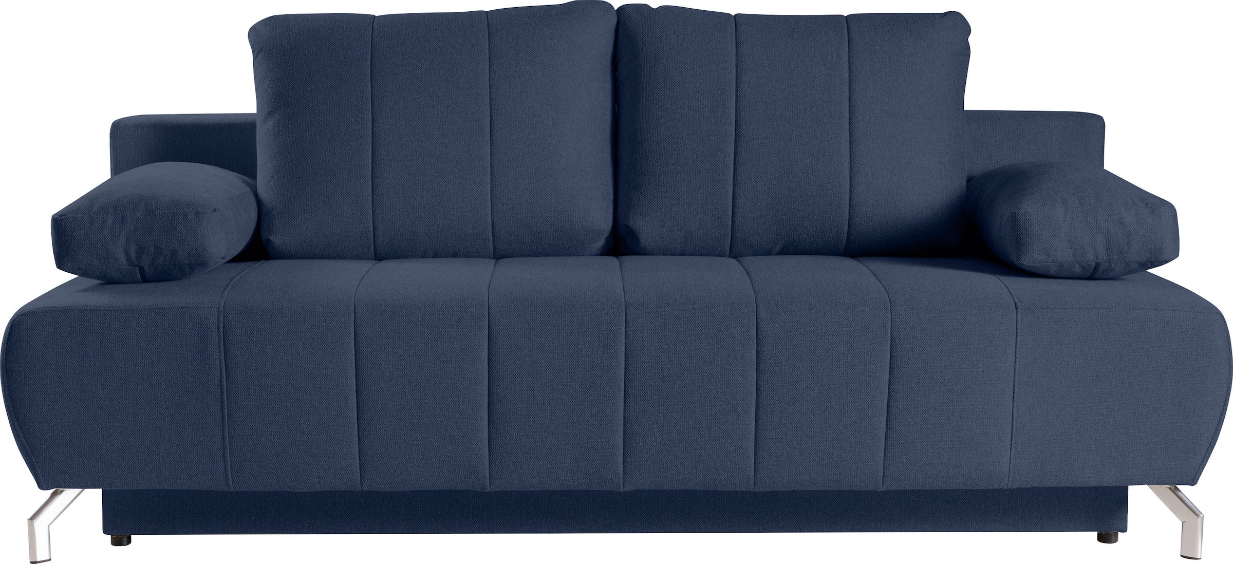 WERK2 Schlafsofa »Troya«, 2-Sitzer Sofa und Schlafcouch mit Federkern & Bettkasten