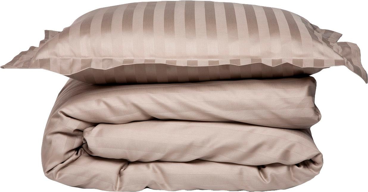 damai Bettwäsche »Streifsatin in Gr. 135x200, 155x220 oder 200x200 cm« 2 Stk. elegante Bettwäsche aus Baumwolle, Bettwäsche mit Reißverschluss