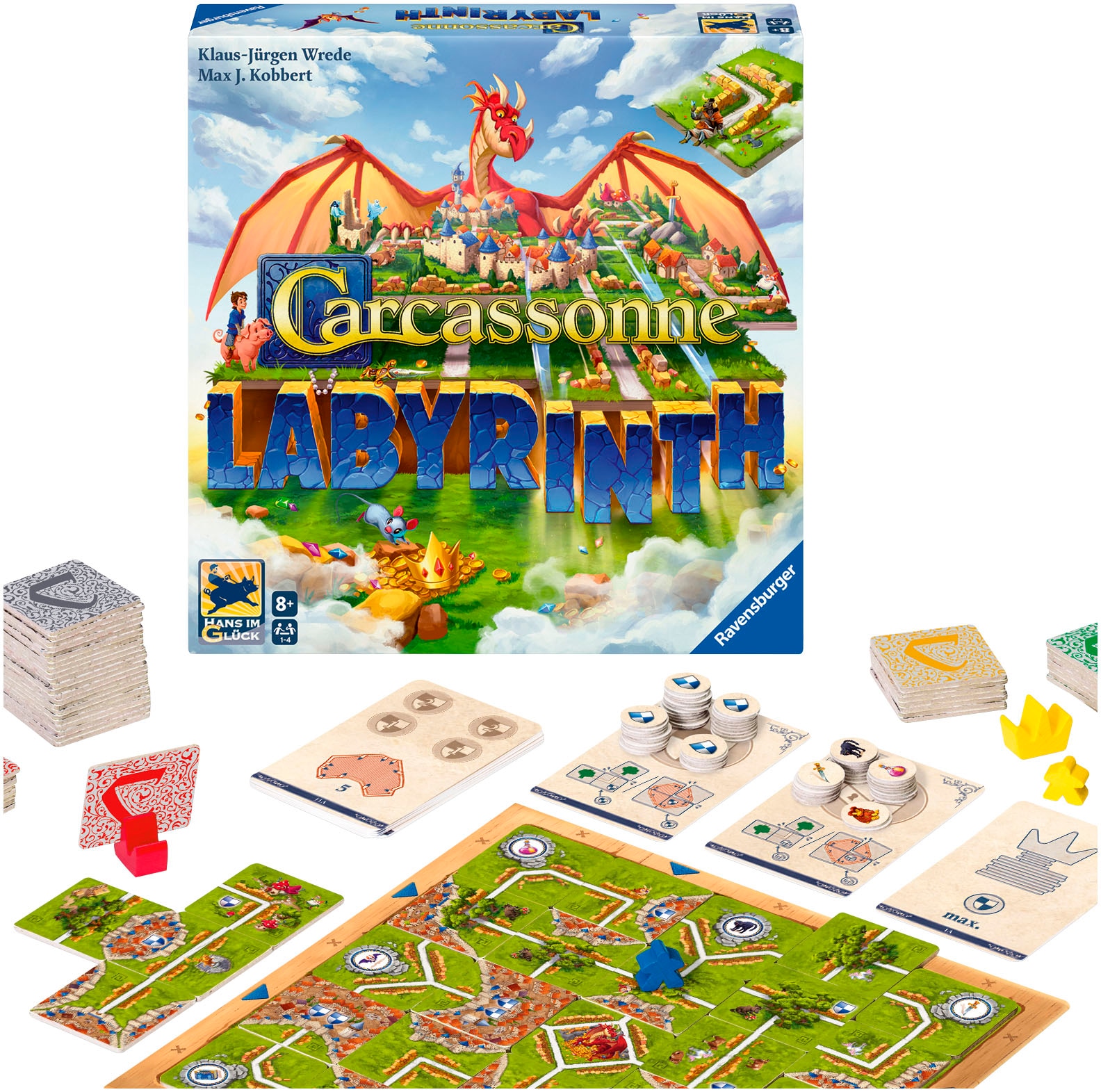 Ravensburger Spiel »Carcassonne Labyrinth« Made in Europe