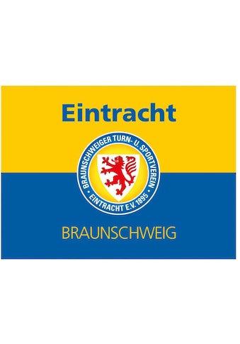 Wandtattoo »Eintracht Braunschweig Banner«, (1 St.), selbstklebend, entfernbar