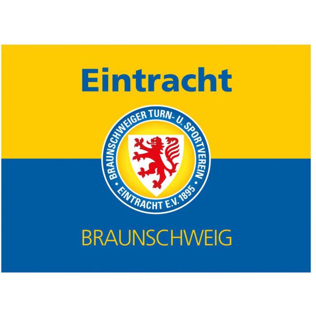 Wall-Art Wandtattoo »Eintracht Braunschweig Banner«, (1 St.), selbstklebend, entfernbar