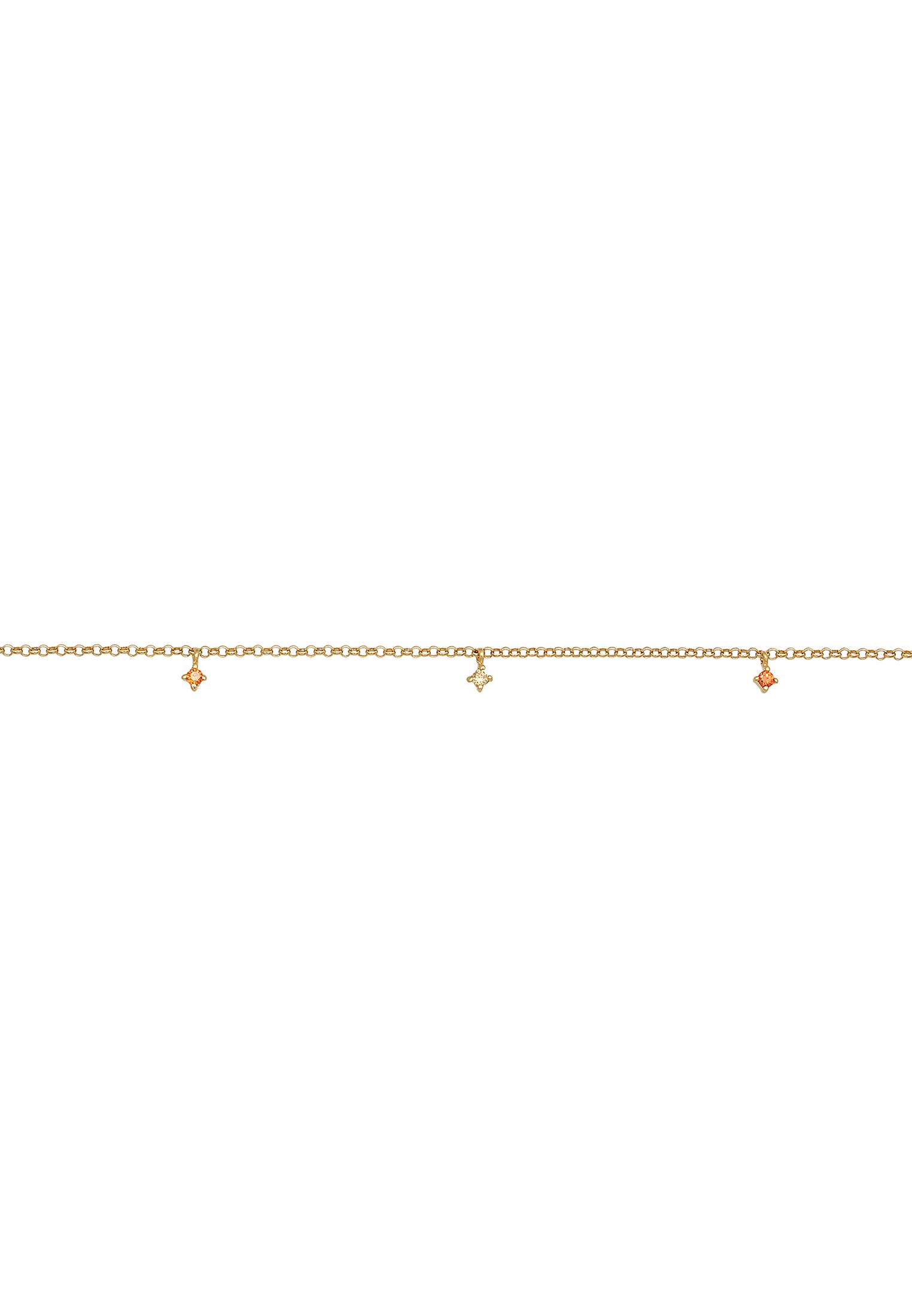 Elli Choker »Halskette Choker Solitär Zirkonia Elegant 925er Silber«