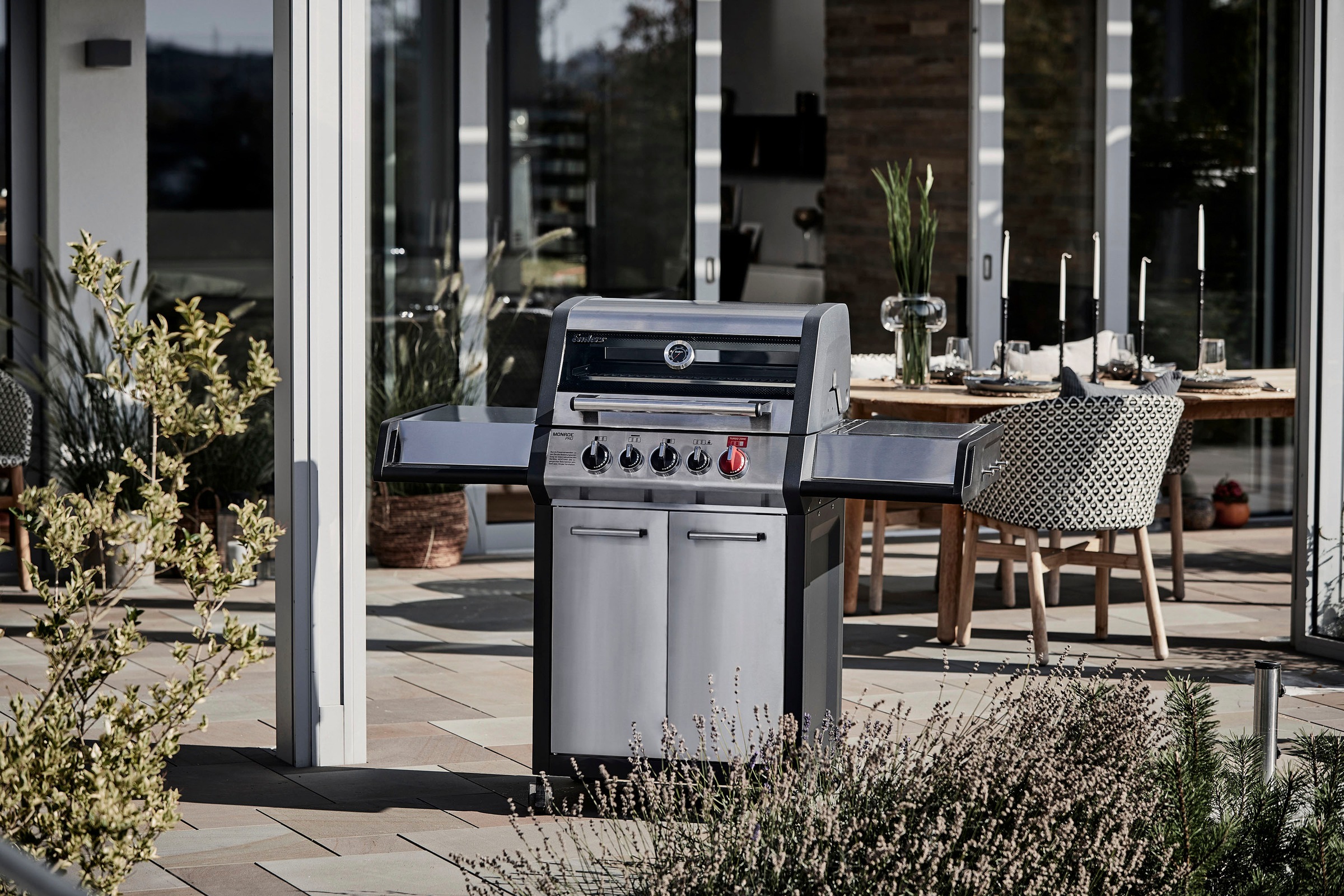 Enders® Gasgrill »Monroe Pro 3 SIK Turbo«, BxTxH: 144x58x119 cm