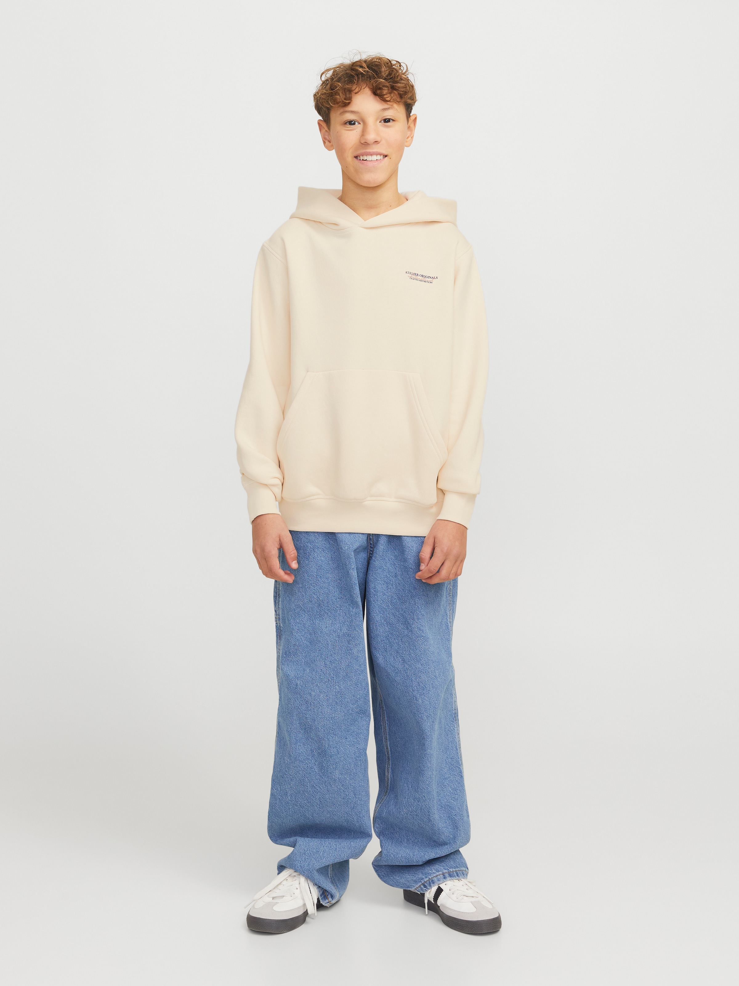 Jack & Jones Junior Kapuzensweatshirt »JORISLINGTON BACK SWEAT HOOD SN JNR«