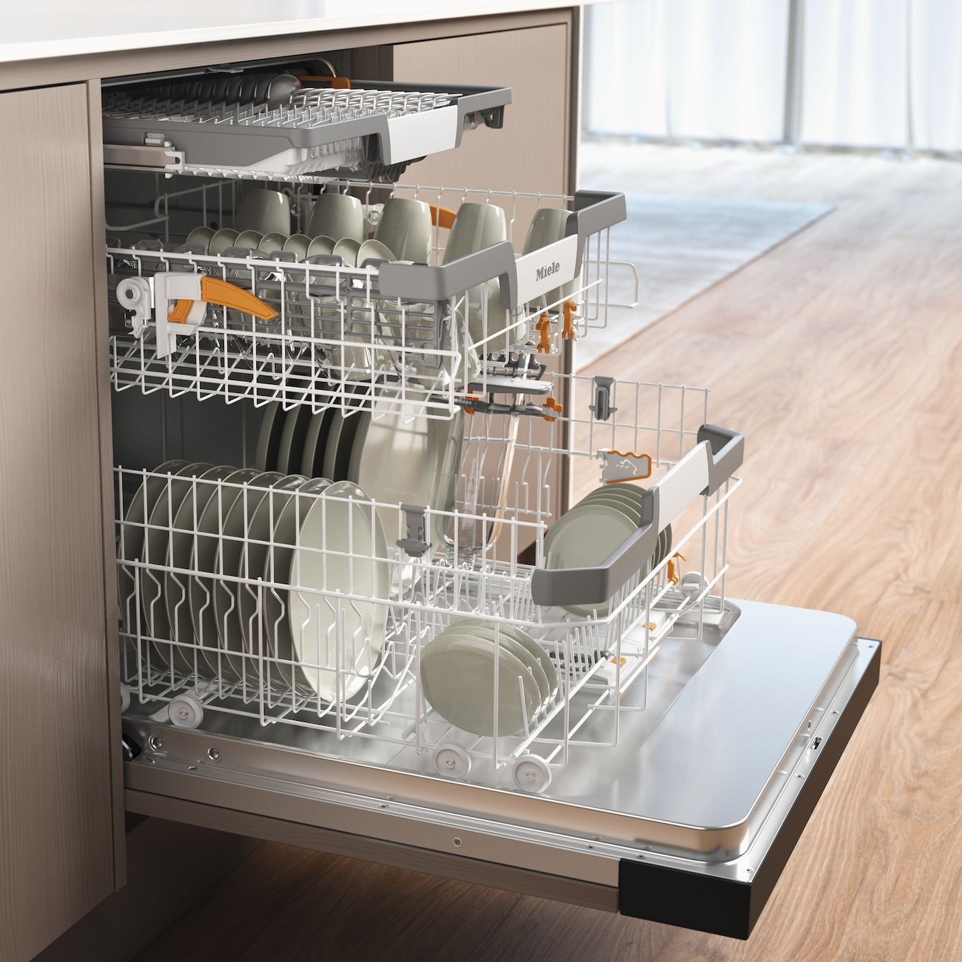Miele teilintegrierbarer Geschirrspüler »G 7210 SCi« 14 Maßgedecke