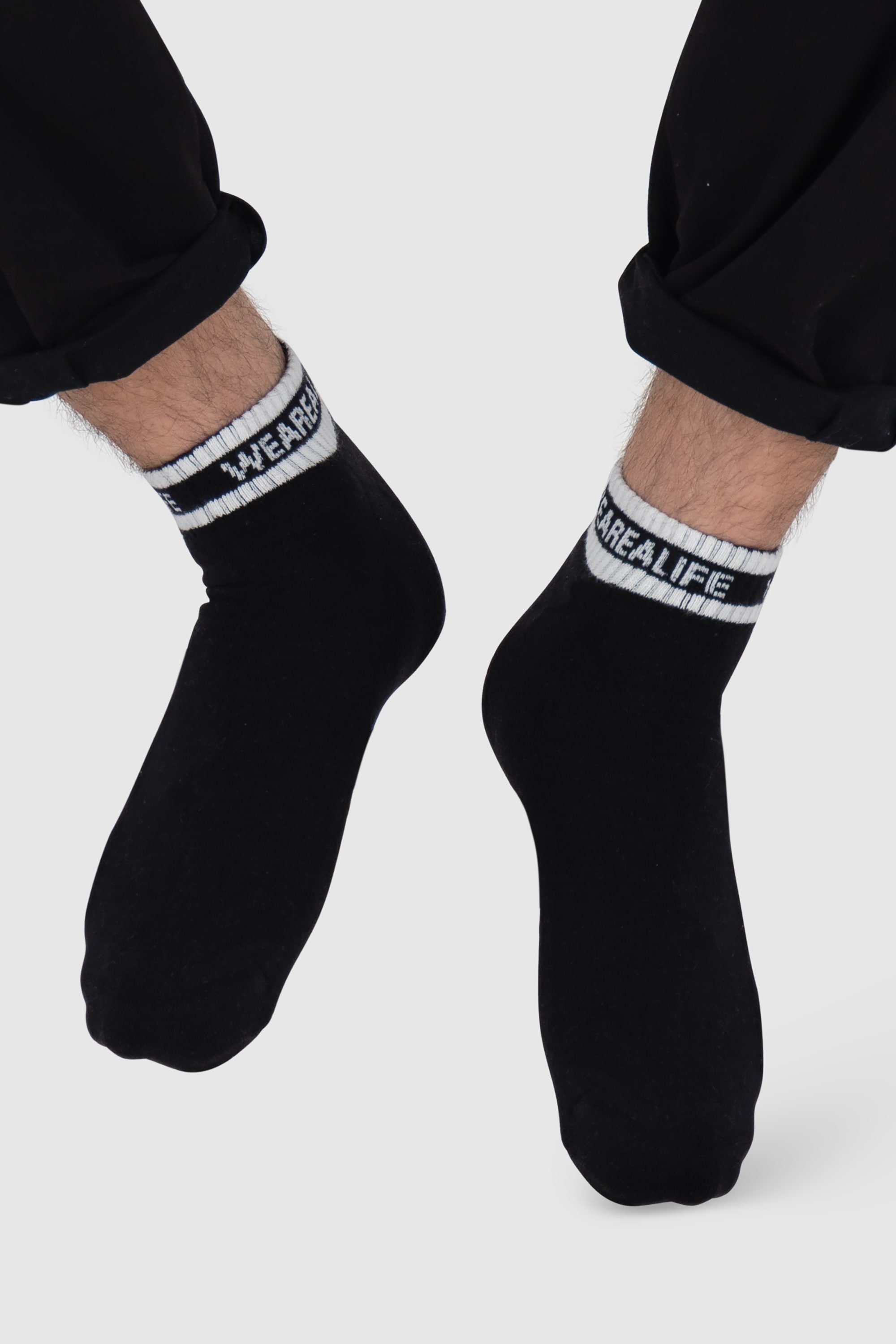 Alife & Kickin Socken kurze sportliche Socken mit Steifen, aus Baumwolle mit weichem Bund