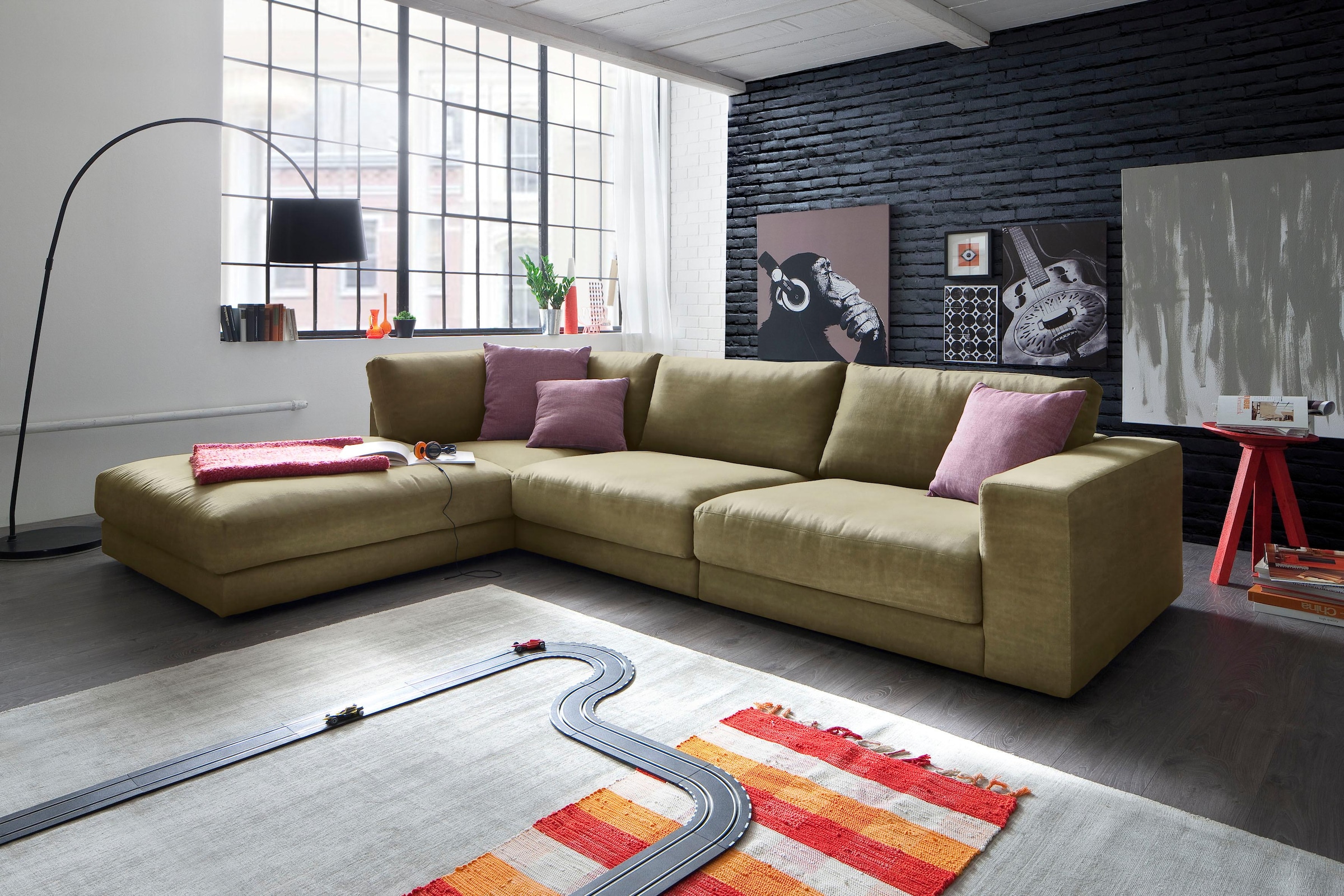 3C Candy Ecksofa »Enisa II L-Form«, bestehend aus Modulen, daher auch individuell aufstellbarbar