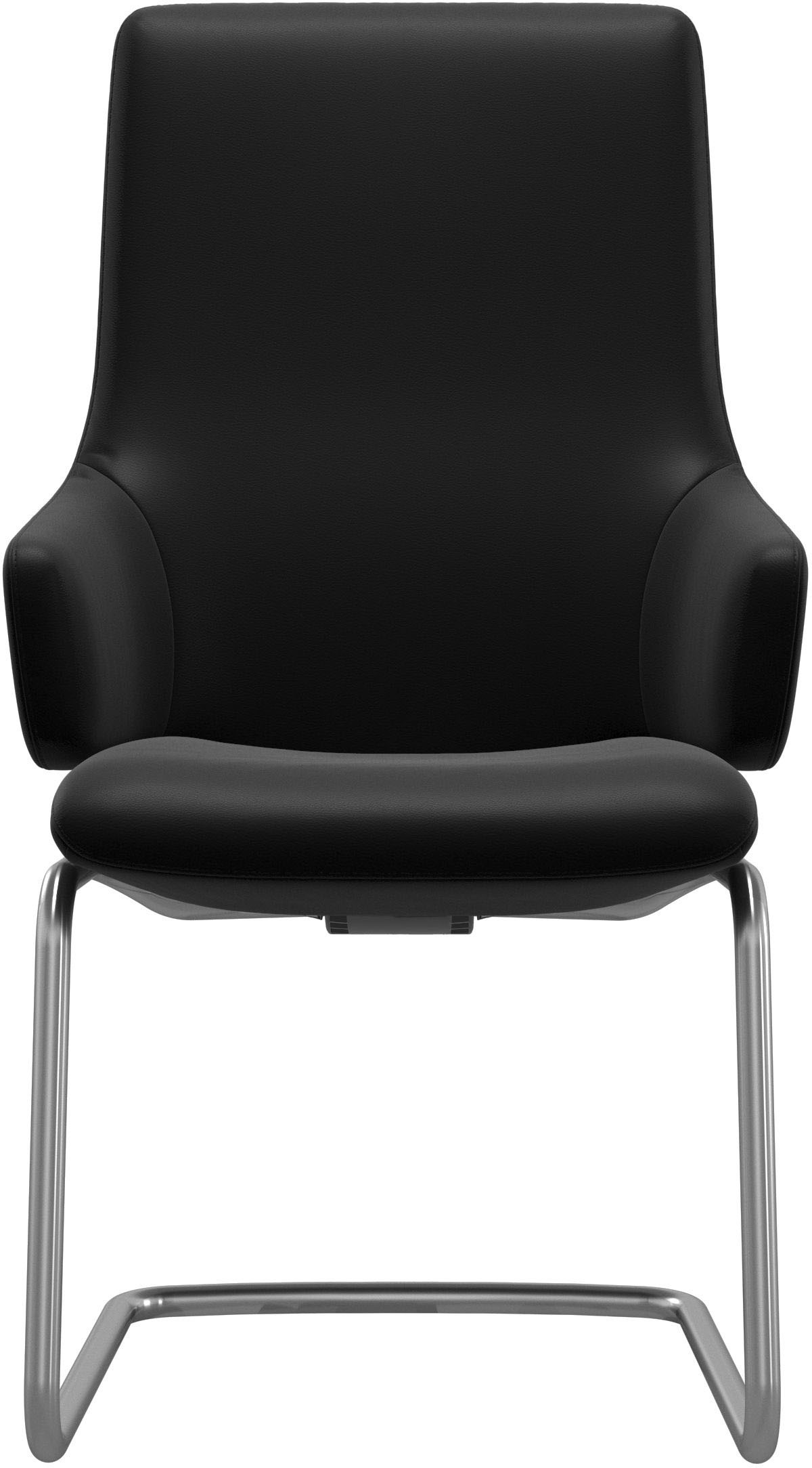 Stressless® Polsterstuhl »Laurel«, Leder BATICK, High Back mit Armlehne, Größe L, mit Beinen aus Stahl in Chrom