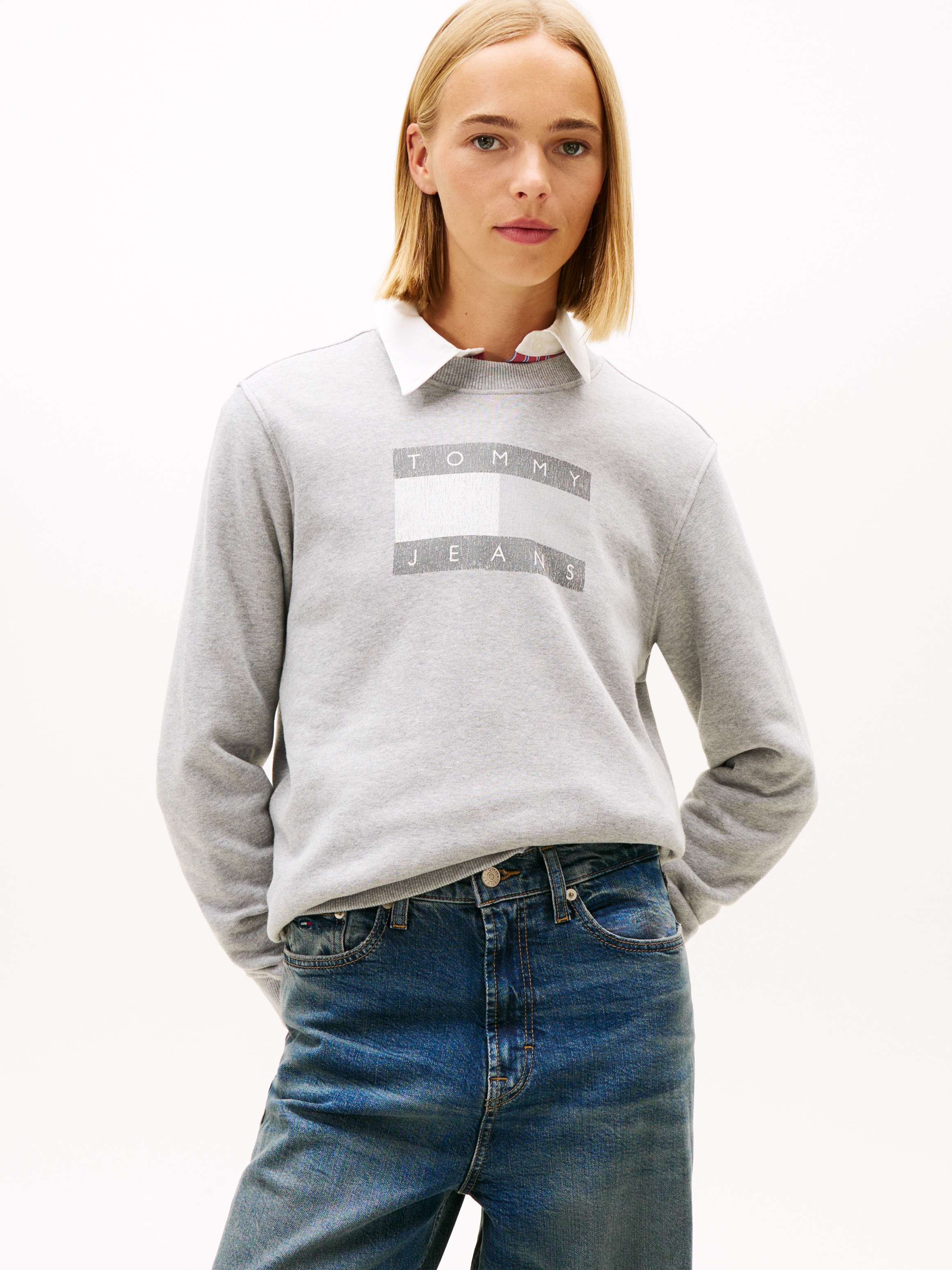 Tommy Jeans Sweatshirt »TJW REG TJ FLAG CREW«
