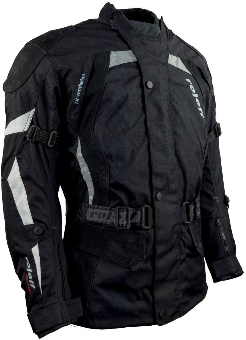 roleff Motorradjacke »RO 594 S«, Mit Sicherheitsstreifen