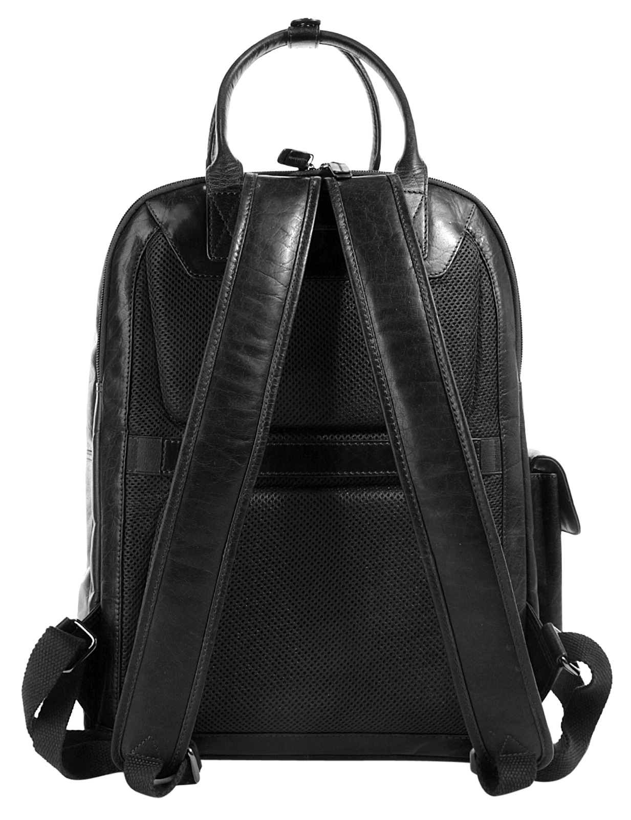 X-Zone Laptoprucksack, echt Leder