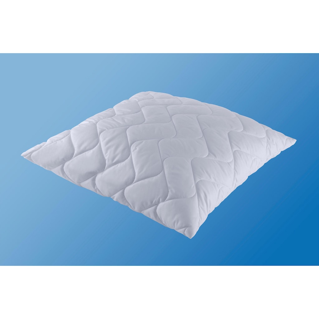 f.a.n. Schlafkomfort Kunstfaserbettdecke + Kopfkissen »Microfaser kochfest«, (4 St.), ideale Wärmeisolierung und effektiver Feuchtigkeitstransport
