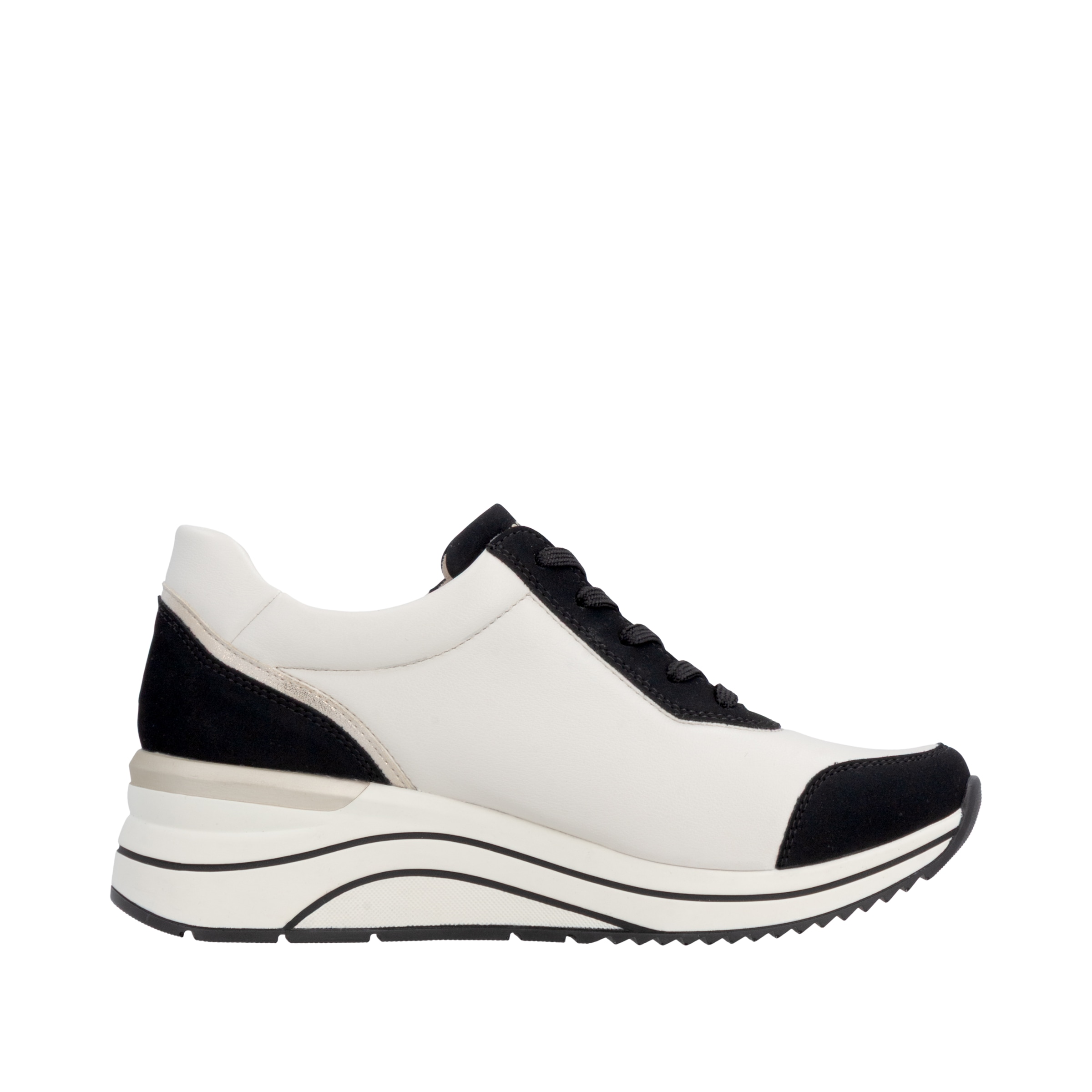 Remonte Keilsneaker  , Freizeitschuh, Halbschuh, Schnürschuh, vegane Verarbeitung