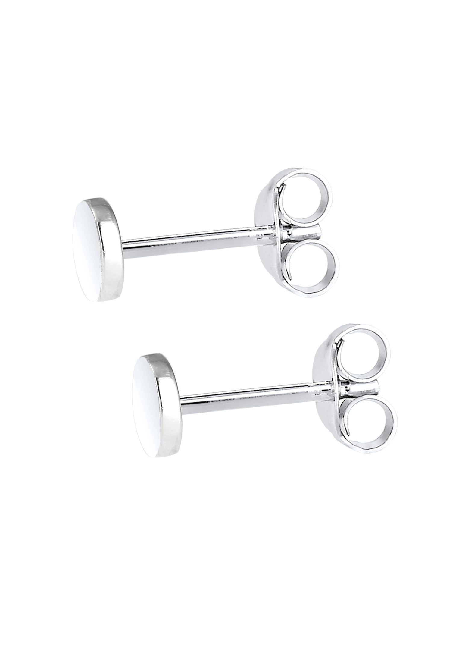 Elli Paar Ohrstecker »Ohrringe Rund Basic Geo 925 Silber Neuheit«
