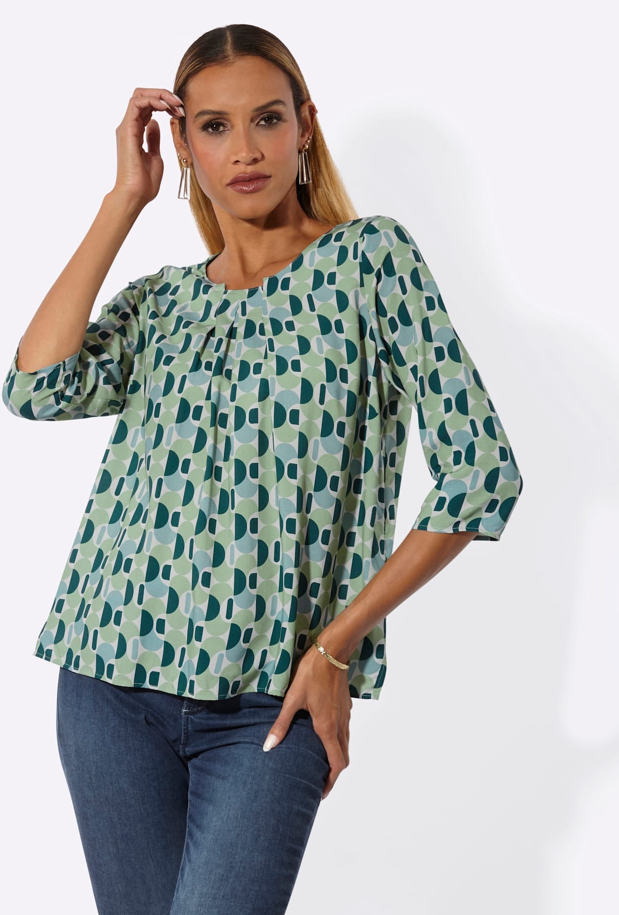 creation L Druckbluse