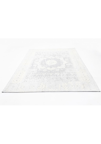 morgenland Teppich »Designer Teppich handgetuftet beige«, rechteckig, 5 mm Höhe, Viskose kaufen