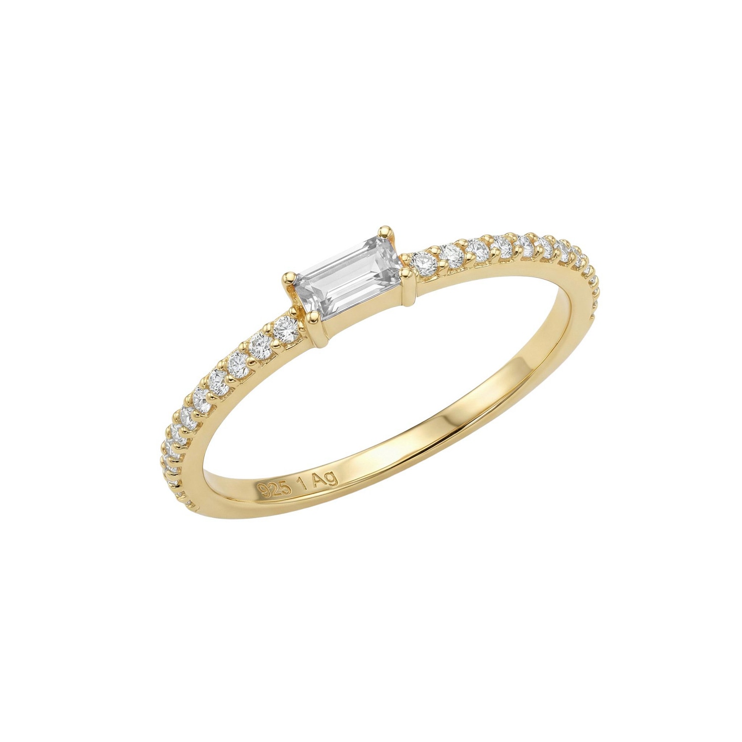 Amor Fingerring mit Zirkonia (synth.)