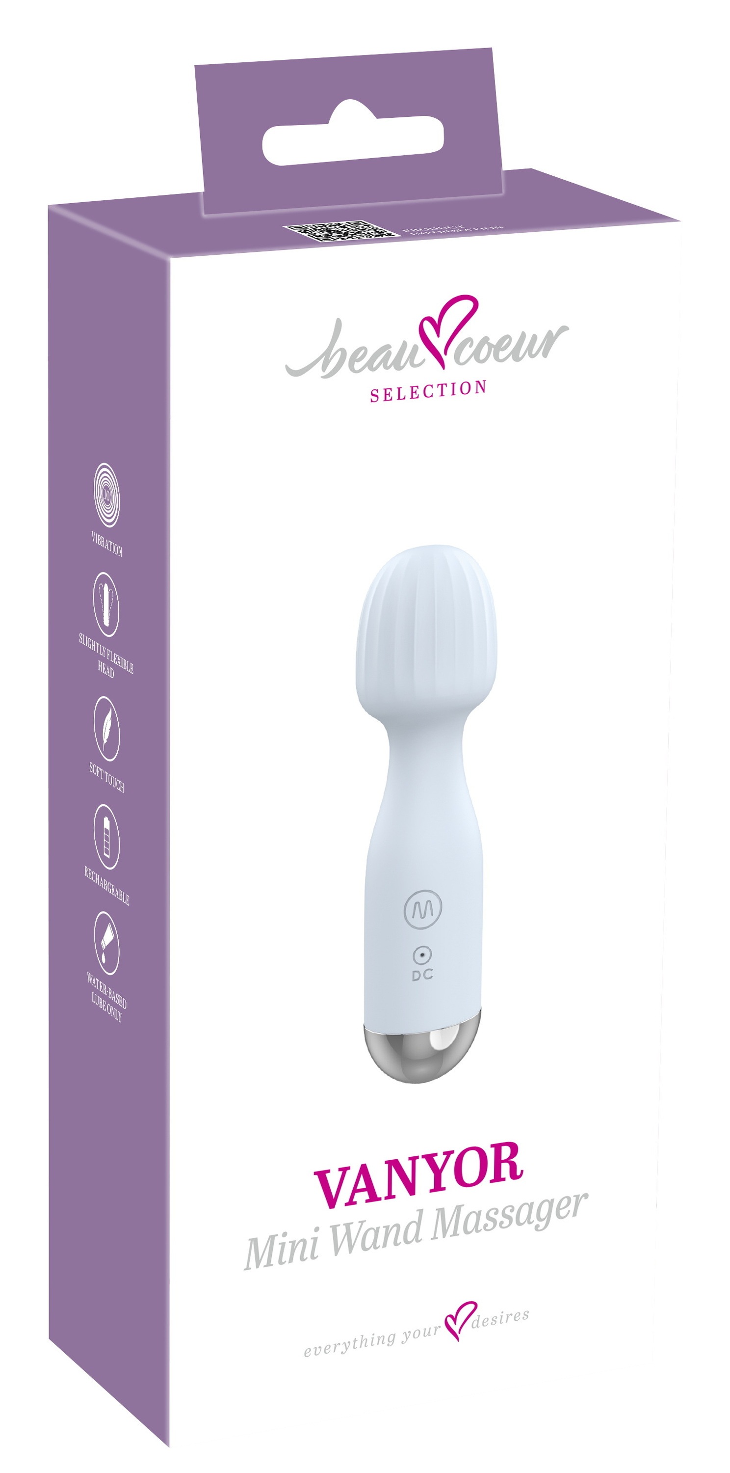 Beau Coeur Vibrator »Massagestab VANYOR Mini Wand Massager«