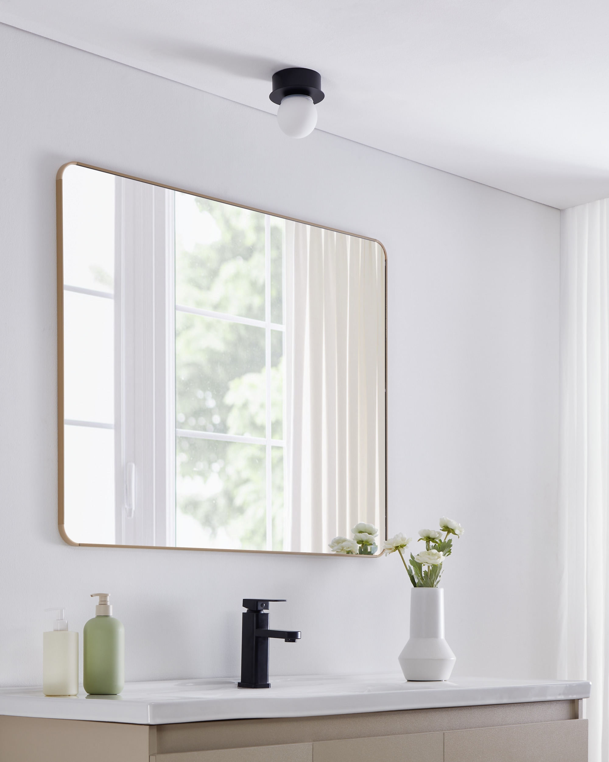 EGLO Deckenleuchte »MOSIANO Wand- / Deckenlampe - Stahl - LED - 1X3,3W - IP44« LED-Modul 1 Stk. Warmweiß Wohzimmerlampe, Esszimmerlampe, Flur, Schlafzimmer, H11,5 x Ø11 cm