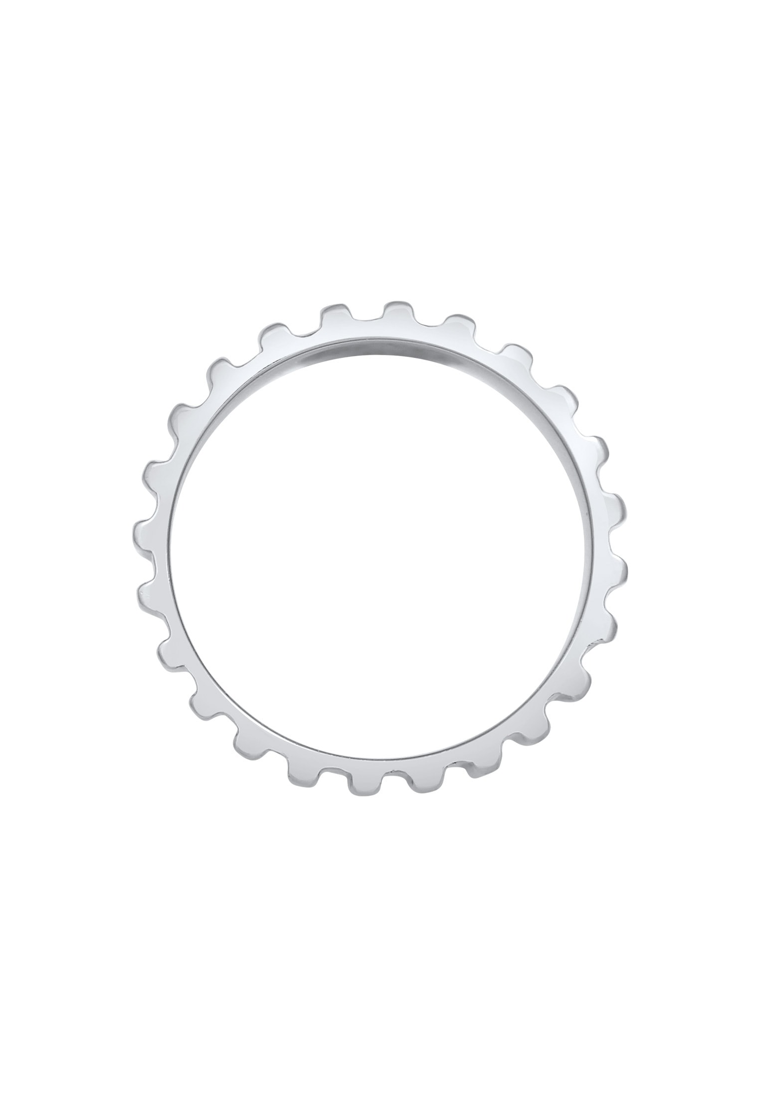 Elli Premium Silberring »Ring Bandring Relief Rillen Trend Breit 925 Silber«
