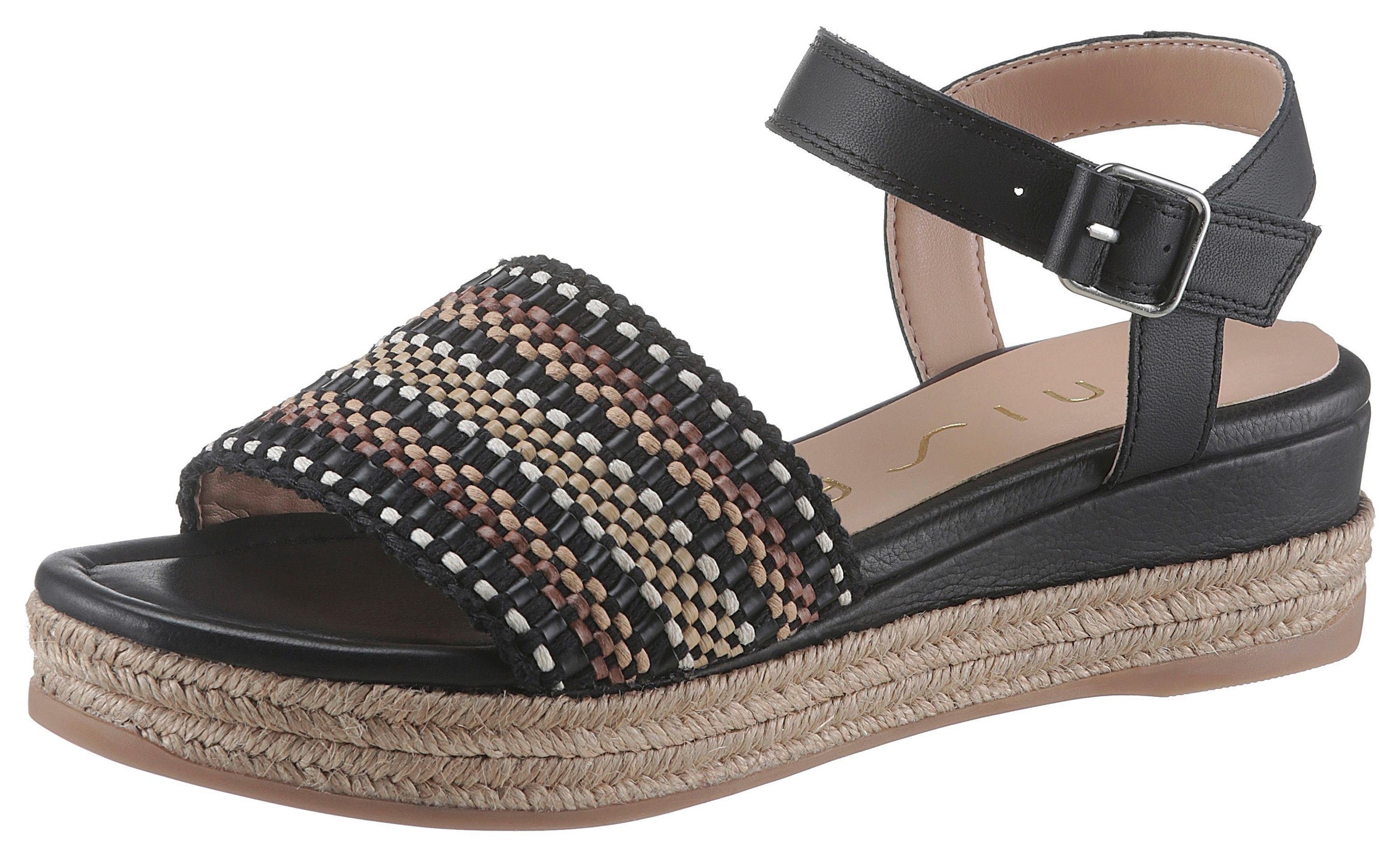 Unisa Sandalette »Giro«, mit Ethno-Muster