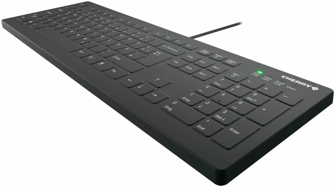 Cherry Tastatur »AK-C8112«, (Fn-Tasten-Ziffernblock-Windows-Sperrtaste)