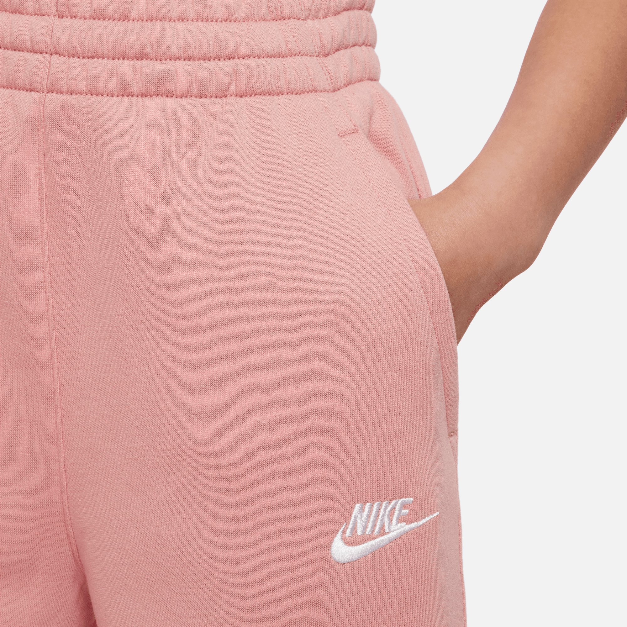 Nike Sportswear Jogginghose »CLUB FLEECE BIG KIDS' (GIRLS') HIGH-WAISTED FITTED PANTS«