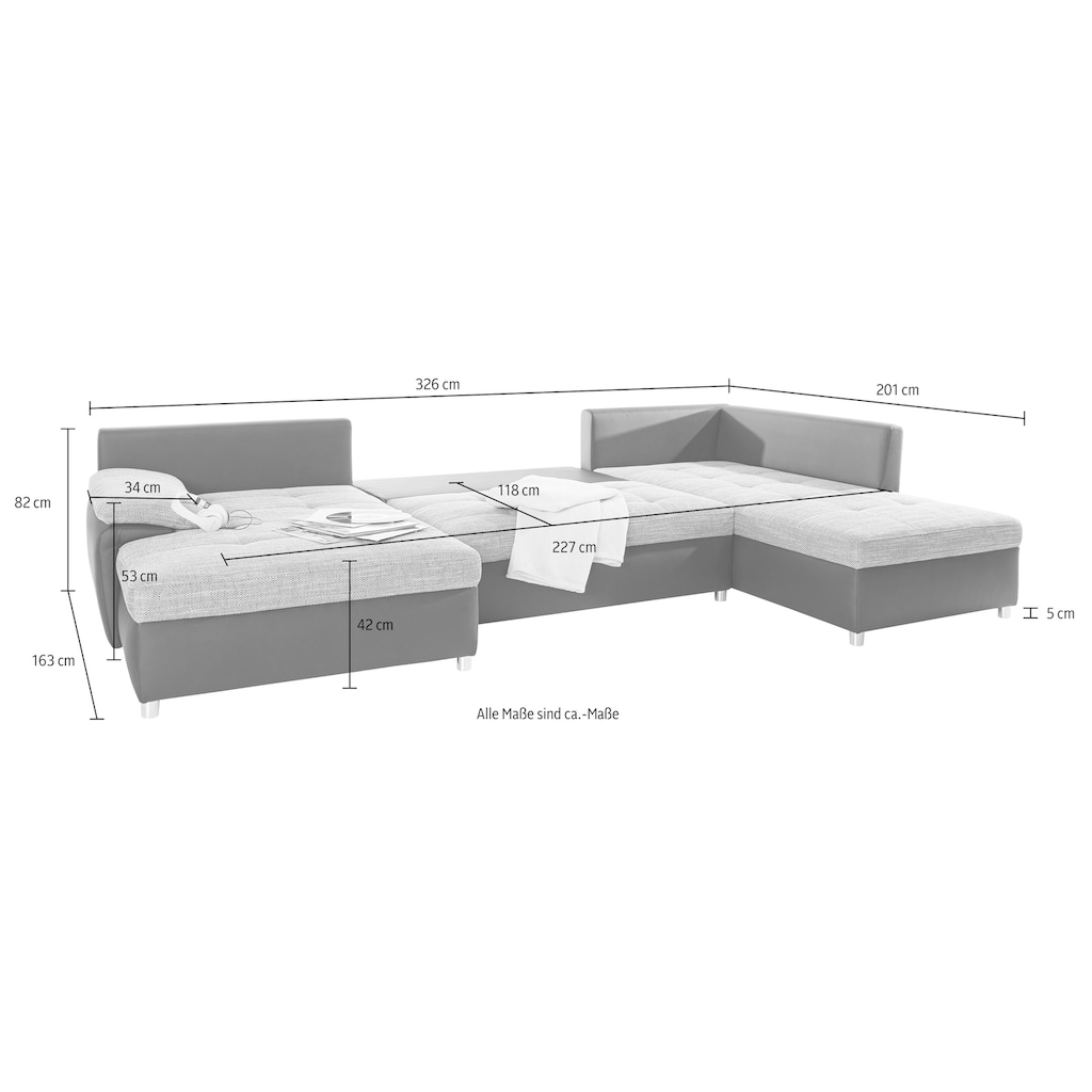 sit&more Wohnlandschaft »Labene«