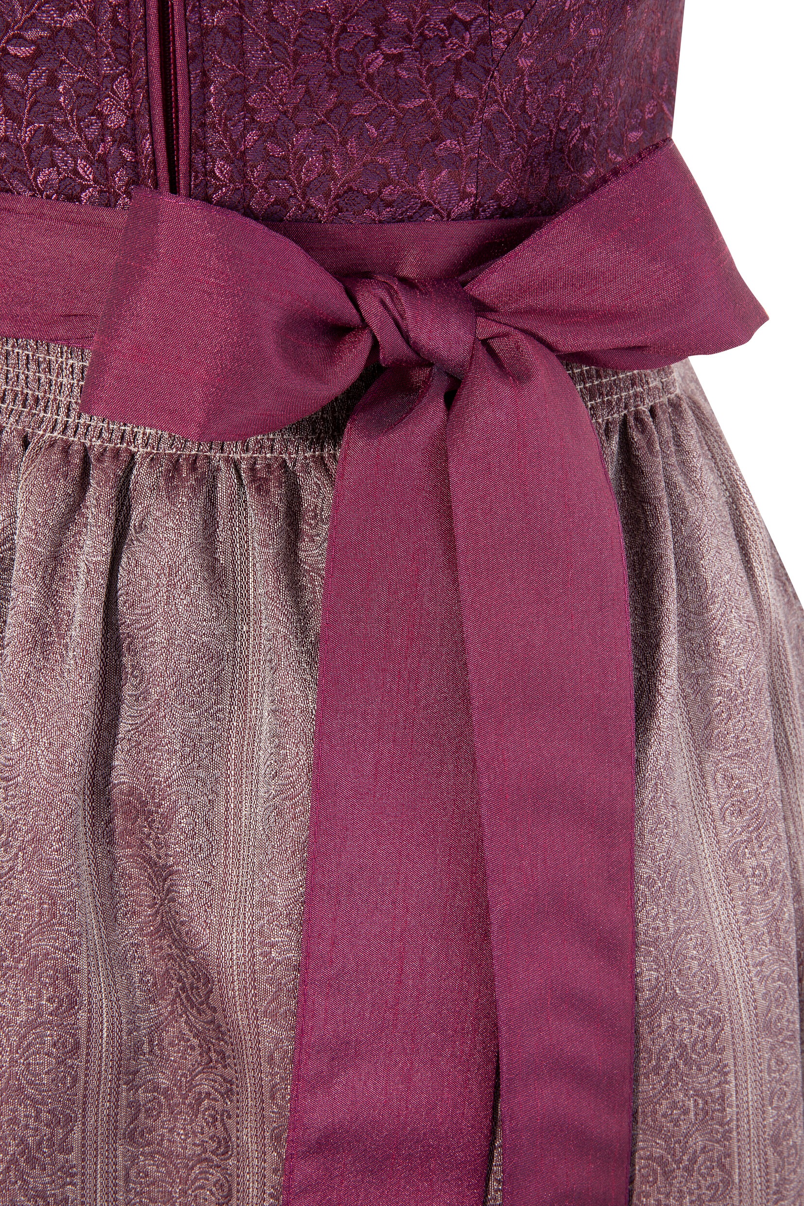 Turi Landhaus Dirndl, Damen, midi mit Zierkette