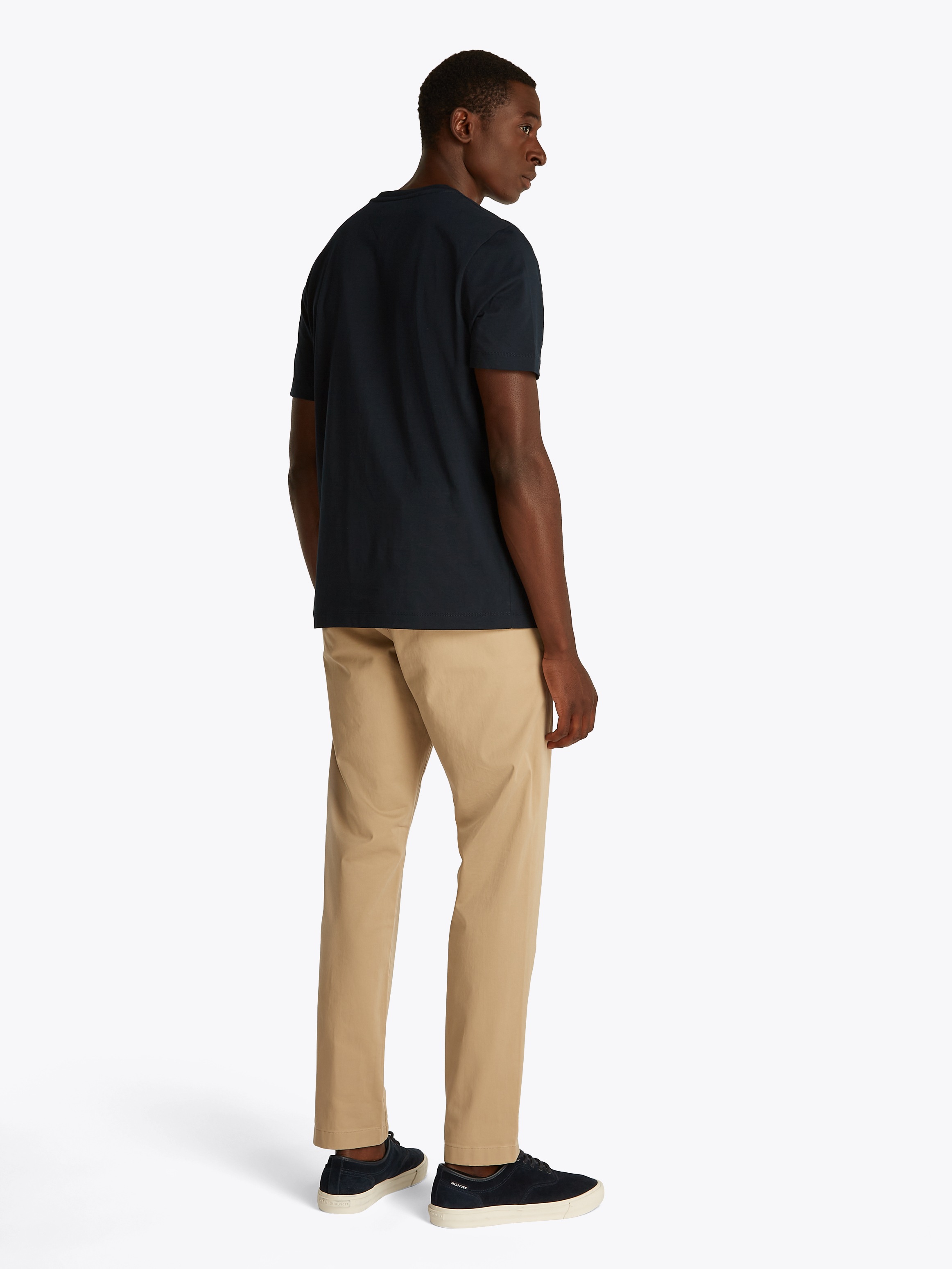 Tommy Hilfiger »SCRIPT LOGO TEE« mit aufgesticktem Logo